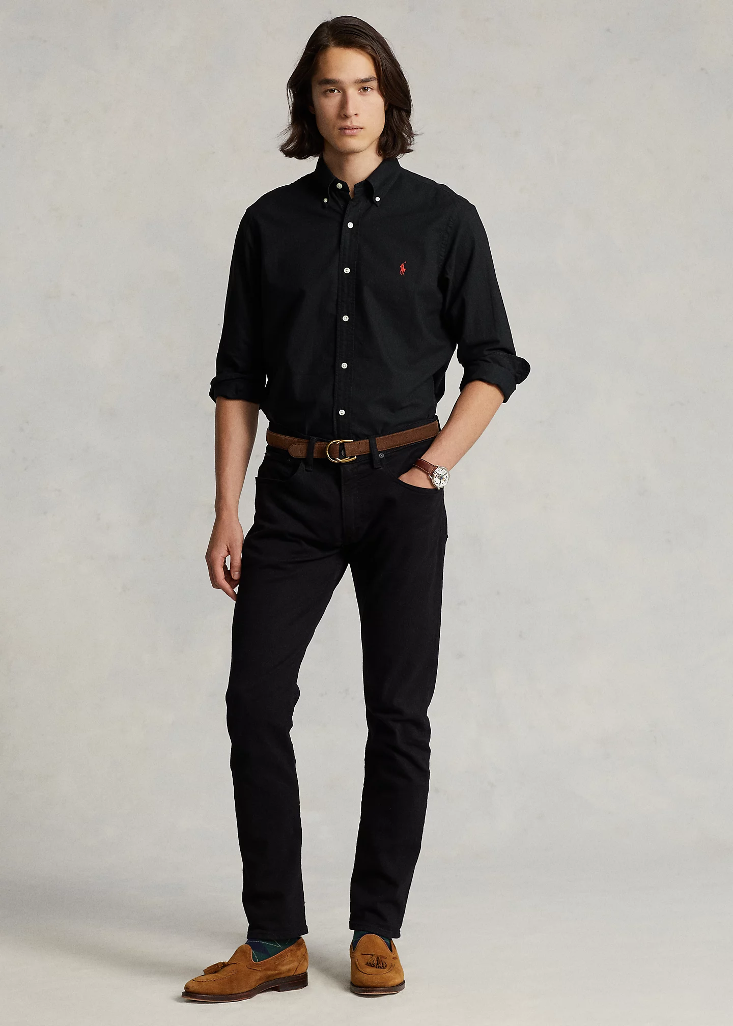 Garment-Dyed Oxford Shirt - All Fits