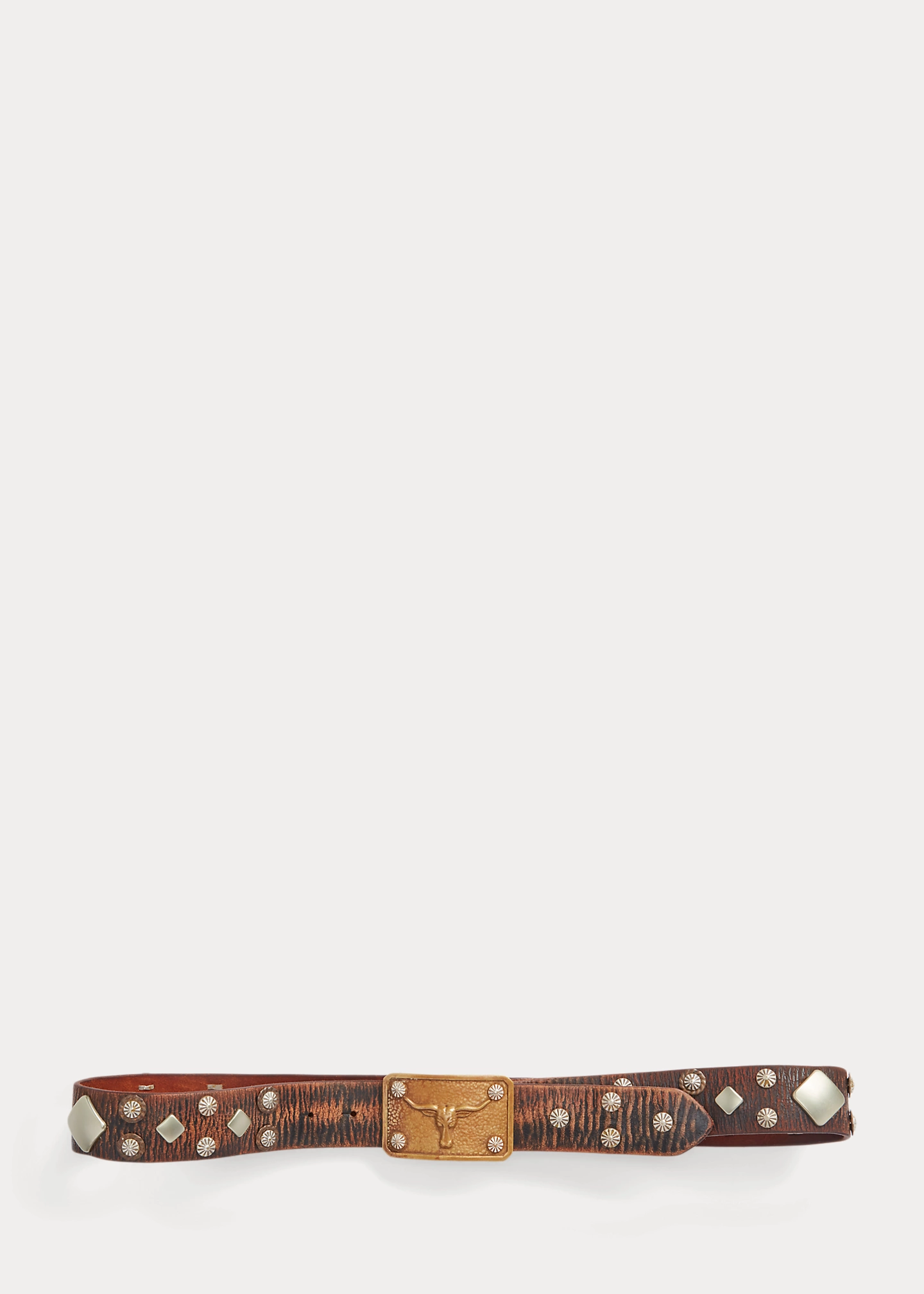 Studded Leather Belt