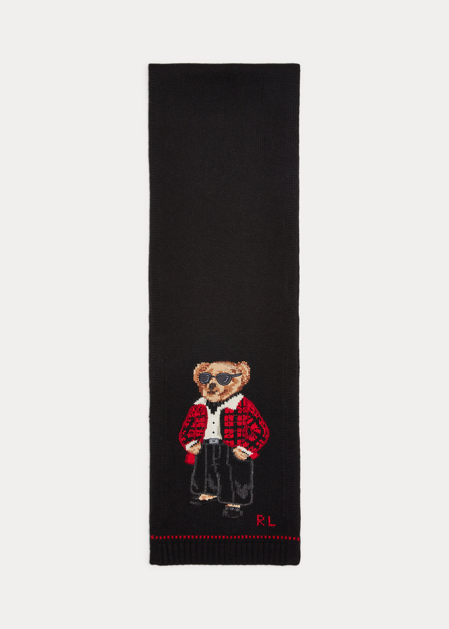 Polo Bear Wool-Blend Scarf