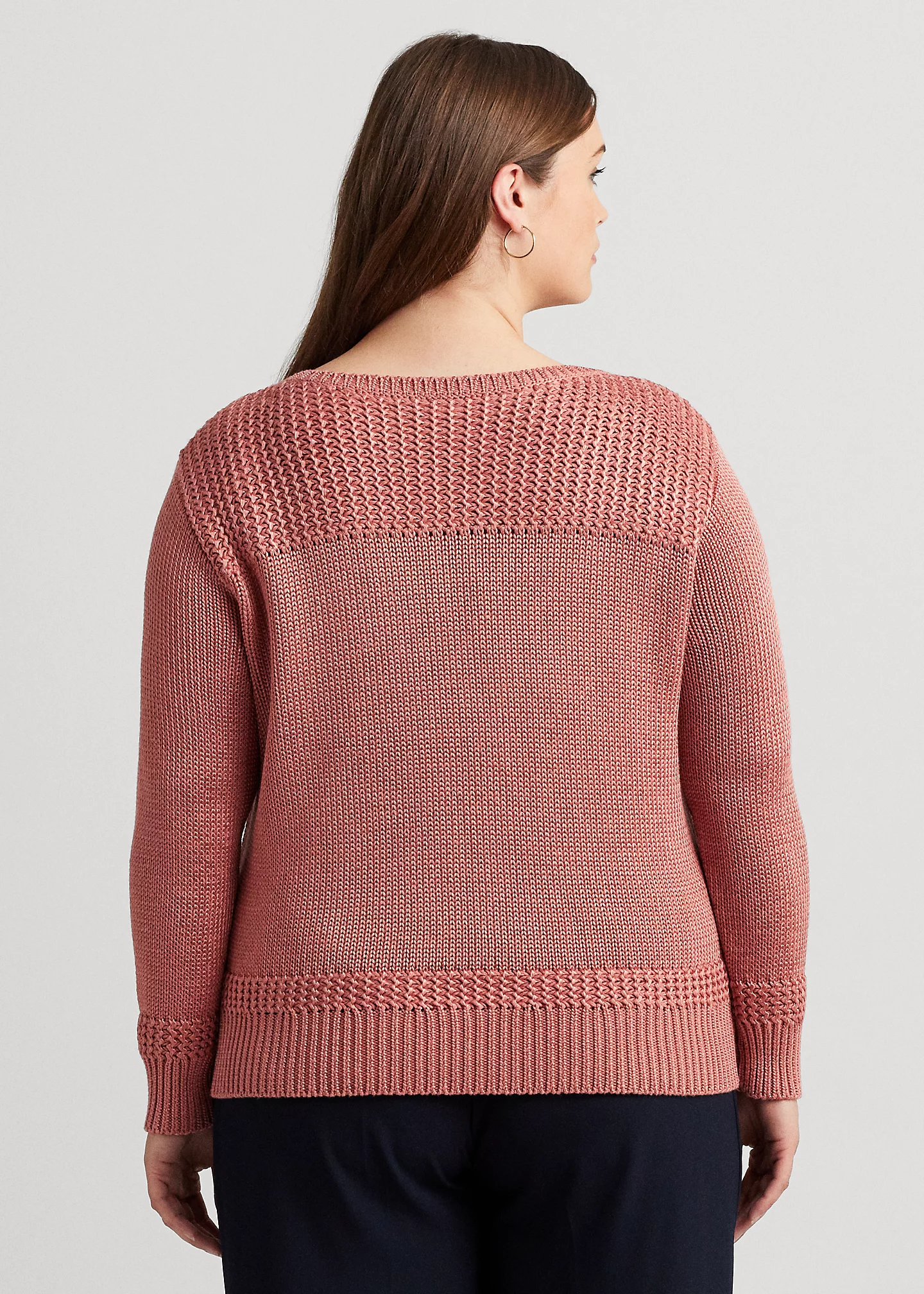 Cotton-Blend Boatneck Sweater