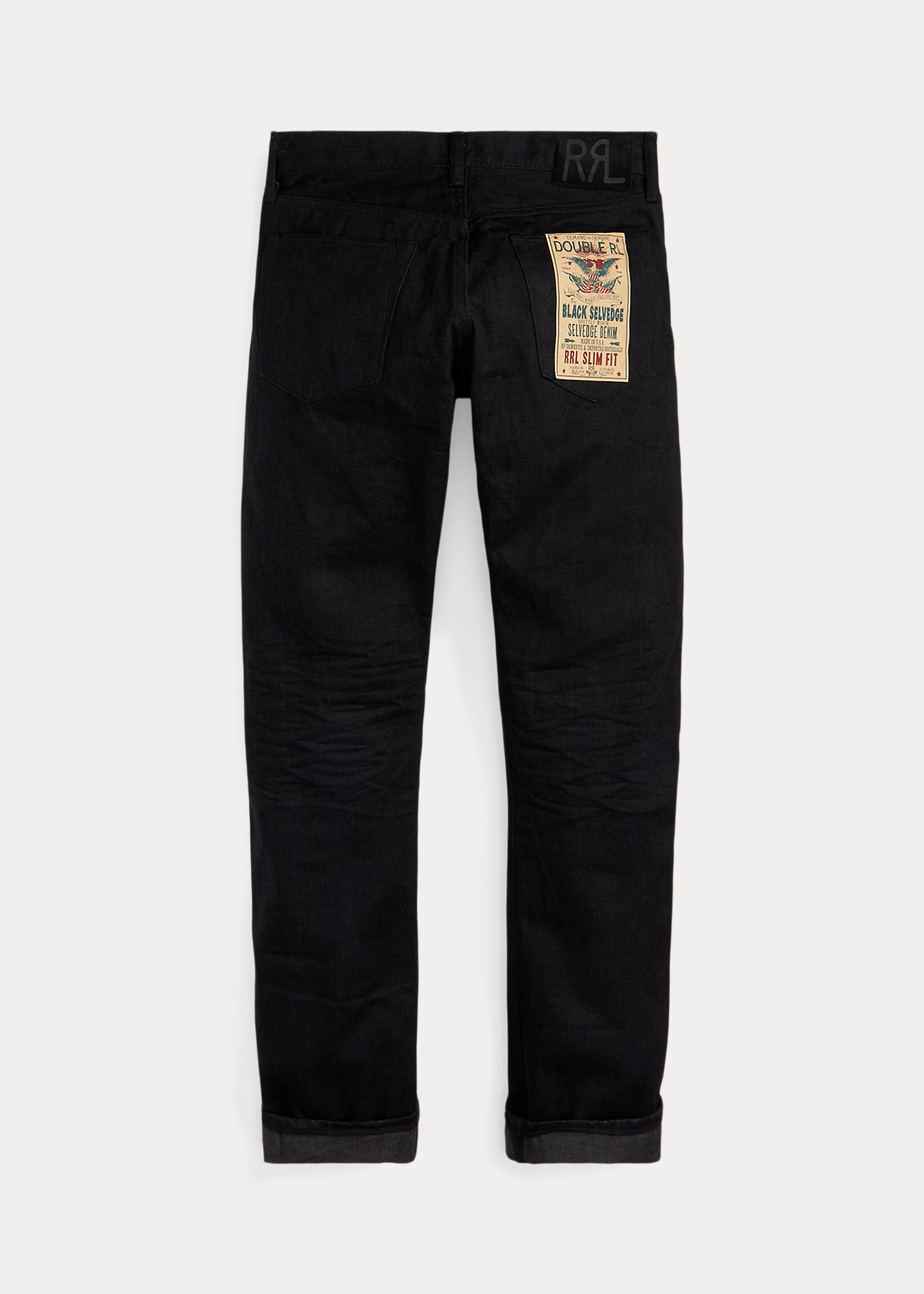 Slim Fit Black Selvedge Jean