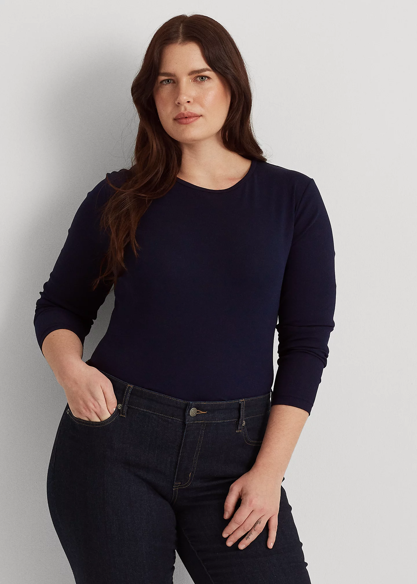 Stretch Long-Sleeve Tee