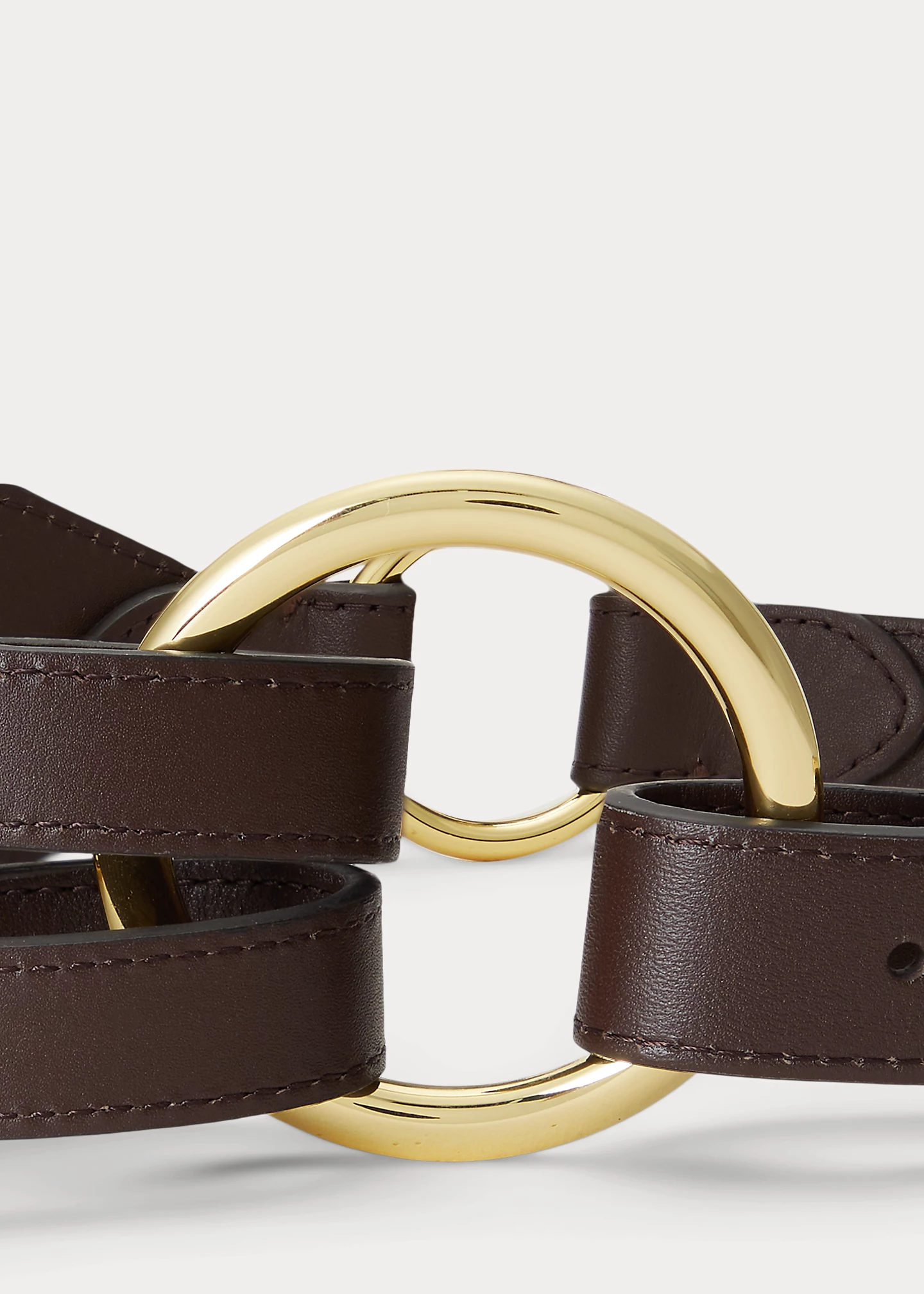 Tri-Strap O-Ring Leather Belt