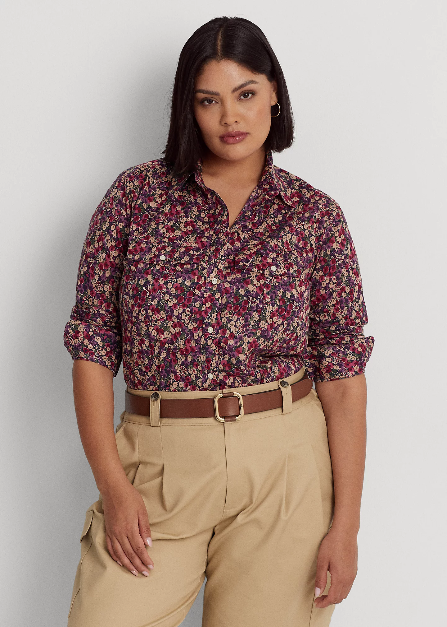 Floral Cotton Voile Shirt