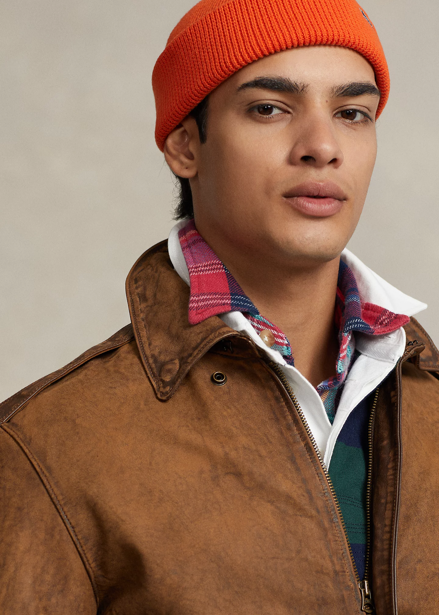 Leather Flight Jacket