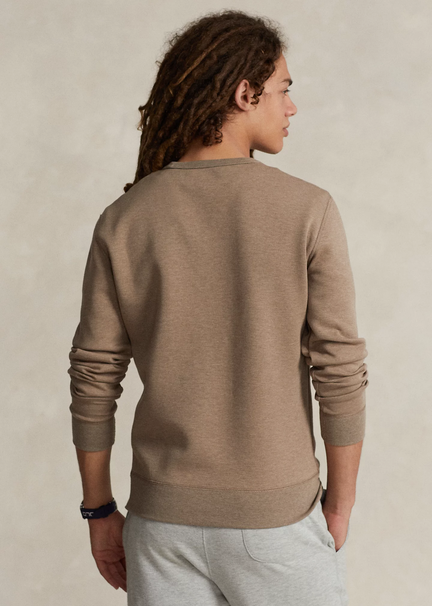 Marled Double-Knit Sweatshirt