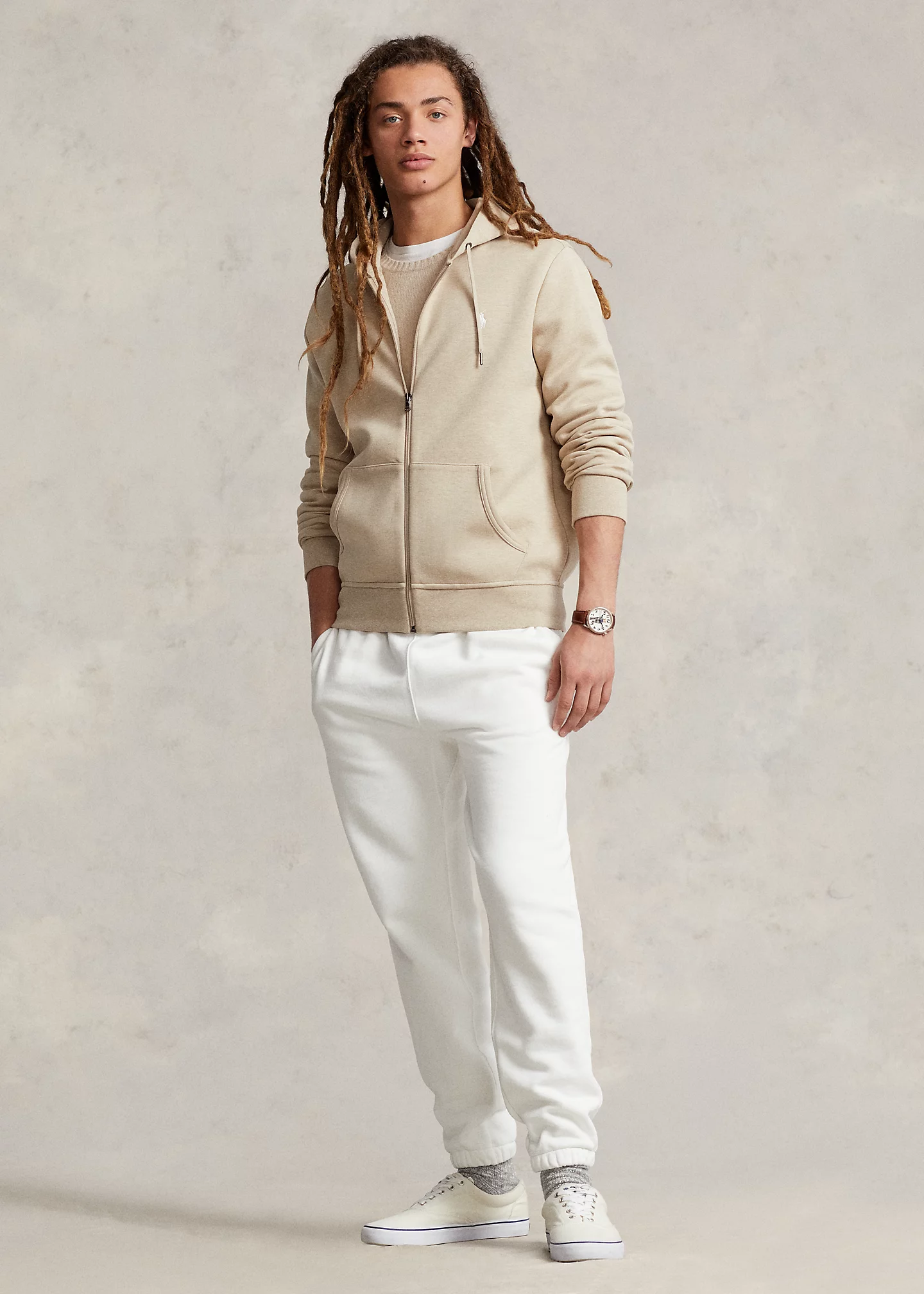 Double-Knit Full-Zip Hoodie