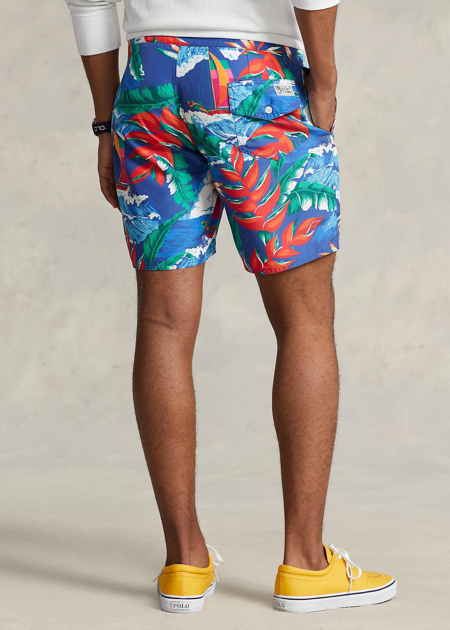 7.25-Inch Hoffman Print Swim Trunk
