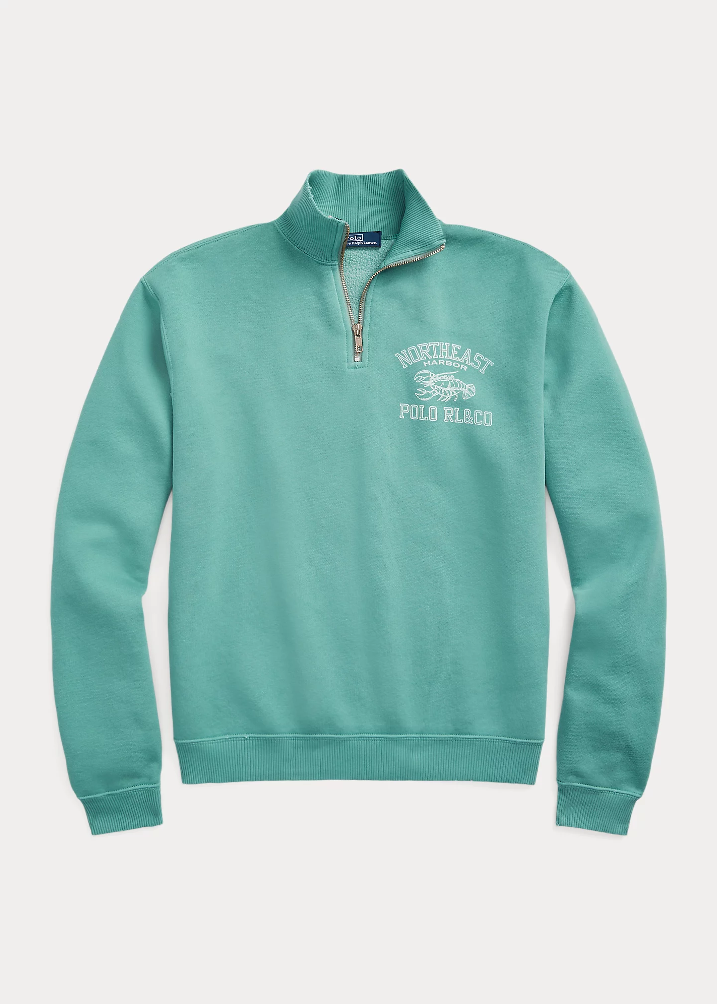 Coastal Logo Fleece Quarter-Zip Pullover
