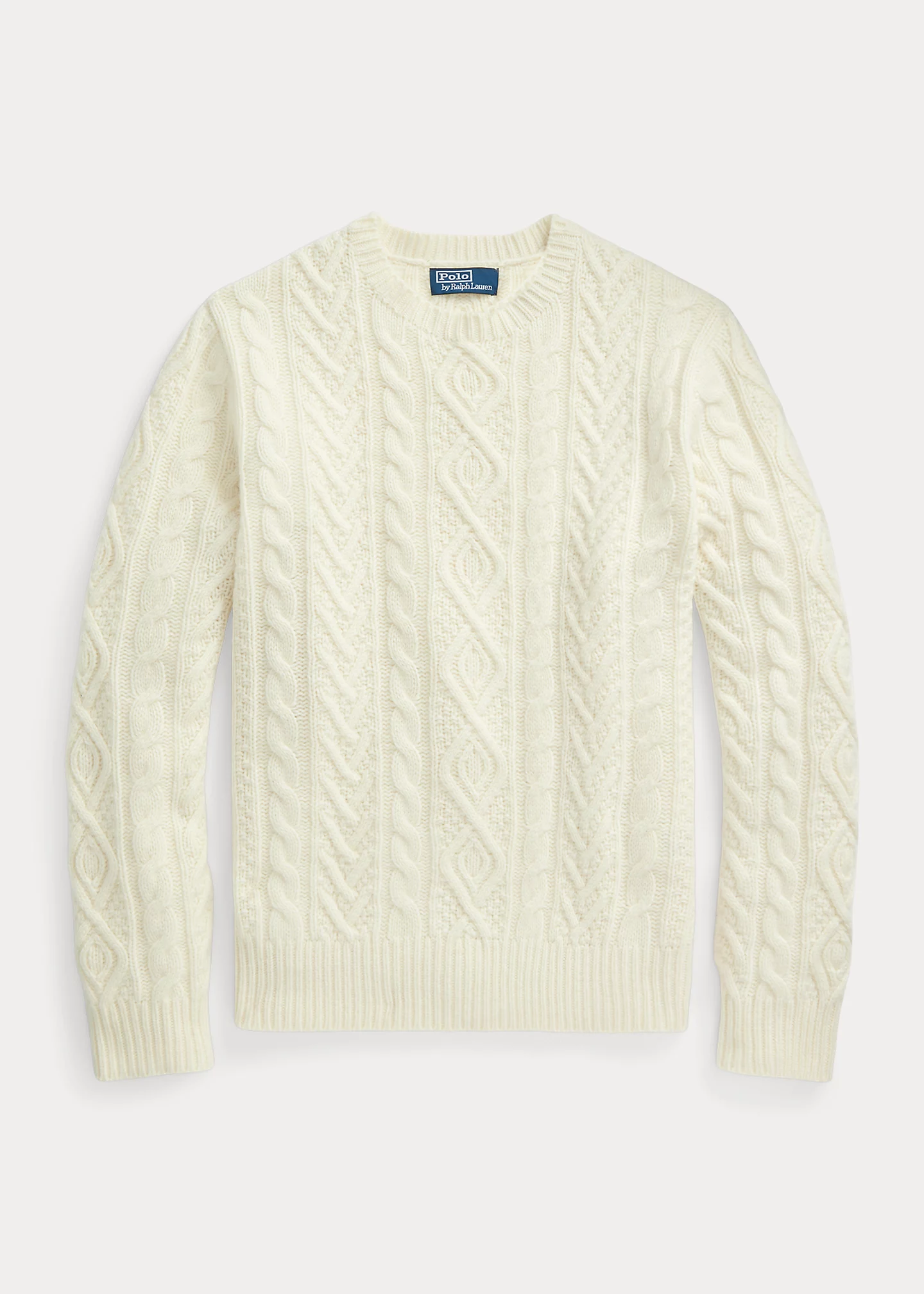 Wool-Cashmere Fisherman’s Sweater