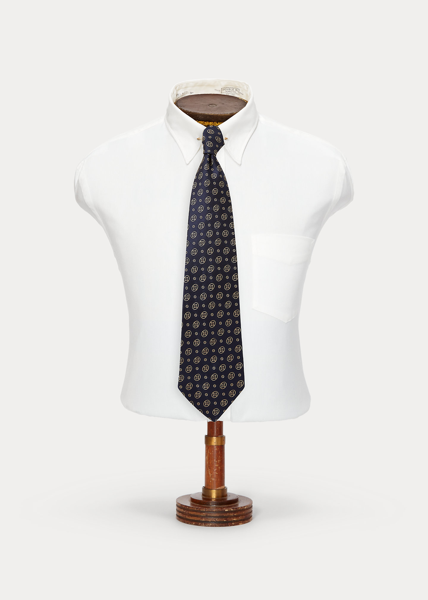 Handmade Silk Brocade Foulard Tie