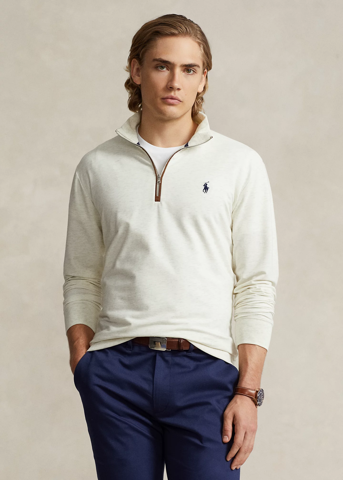 Classic Water-Repellent Terry Sweatshirt