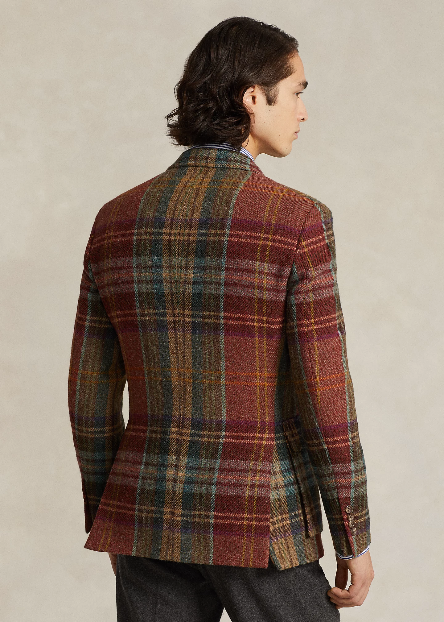 The RL67 Plaid Wool Tweed Jacket