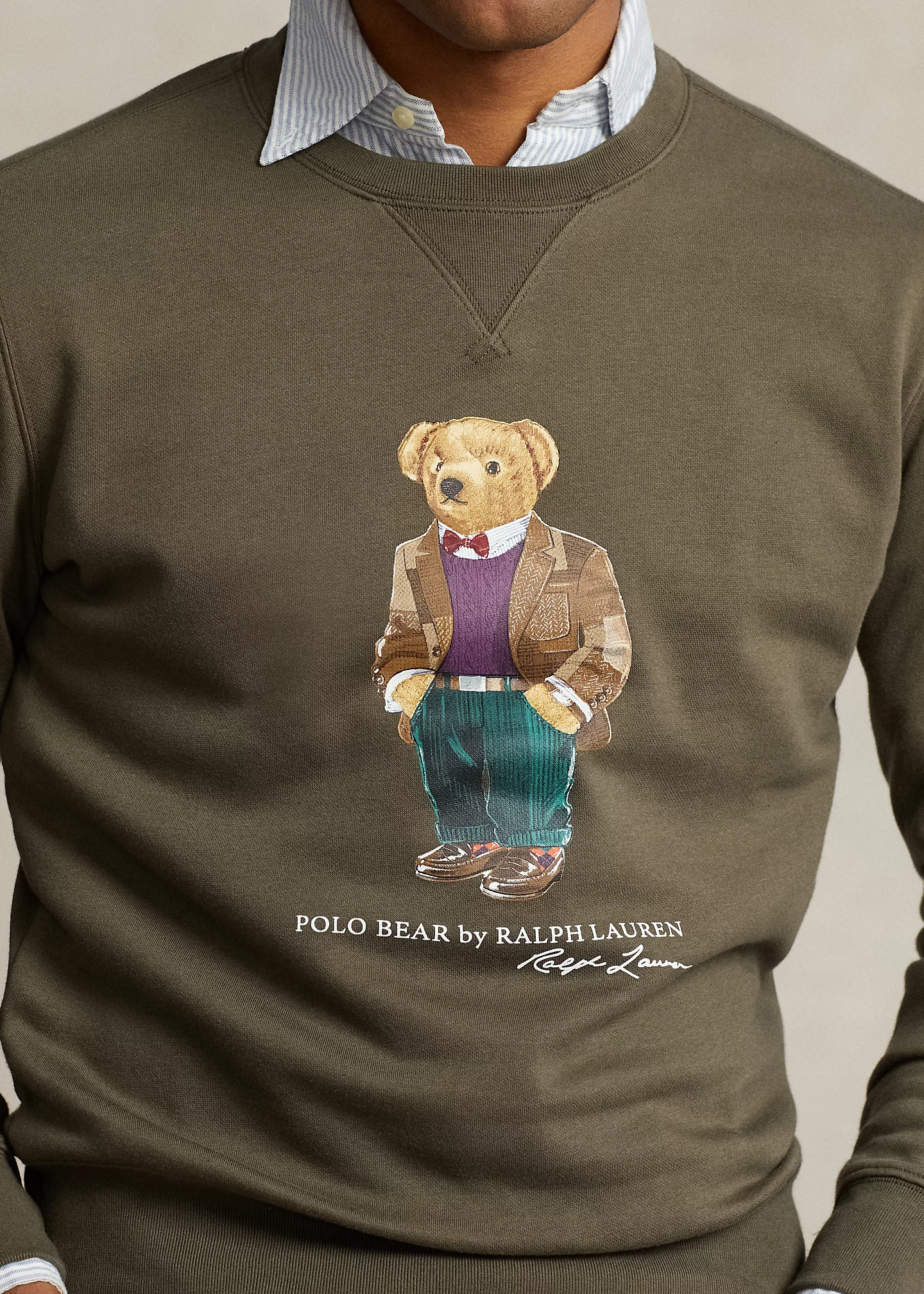 Polo Bear Fleece Sweatshirt