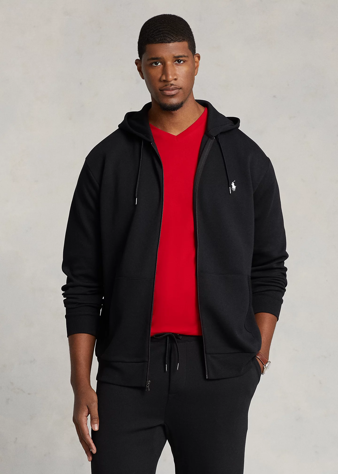 Double-Knit Full-Zip Hoodie