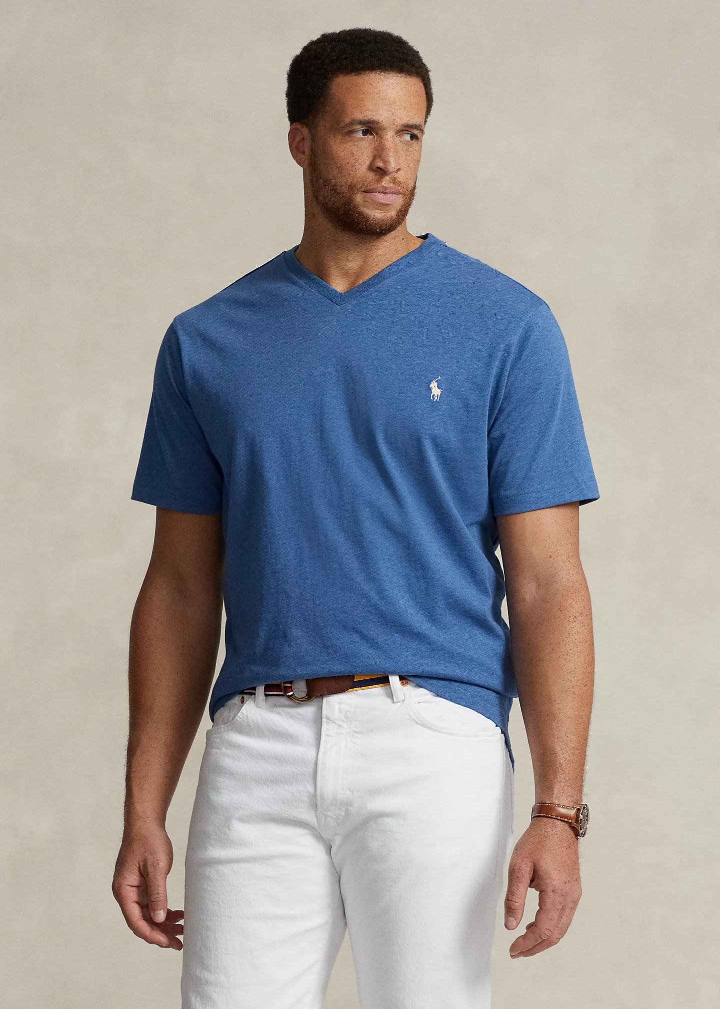 Jersey V-Neck T-Shirt