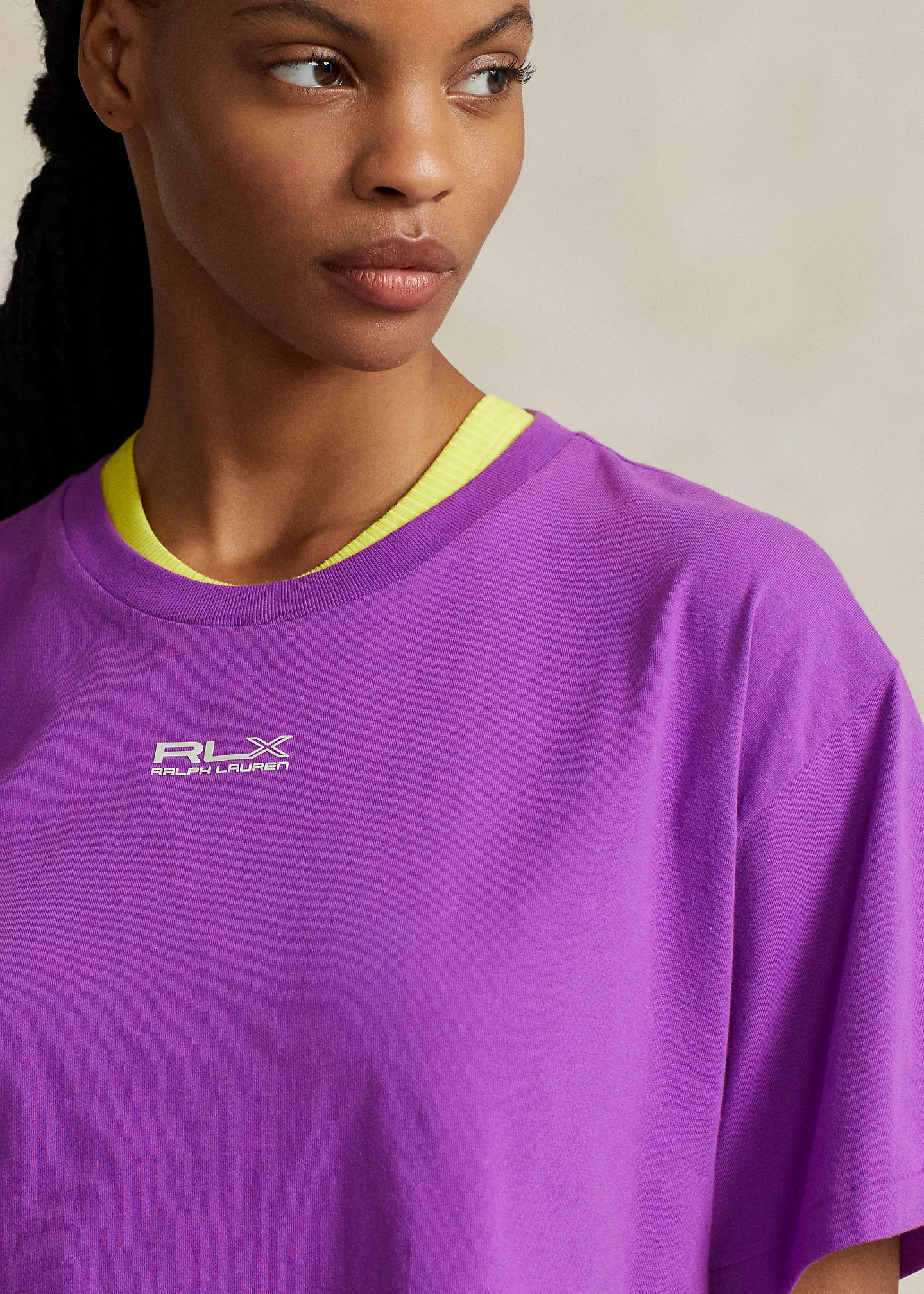 Cropped Cotton Jersey Tee