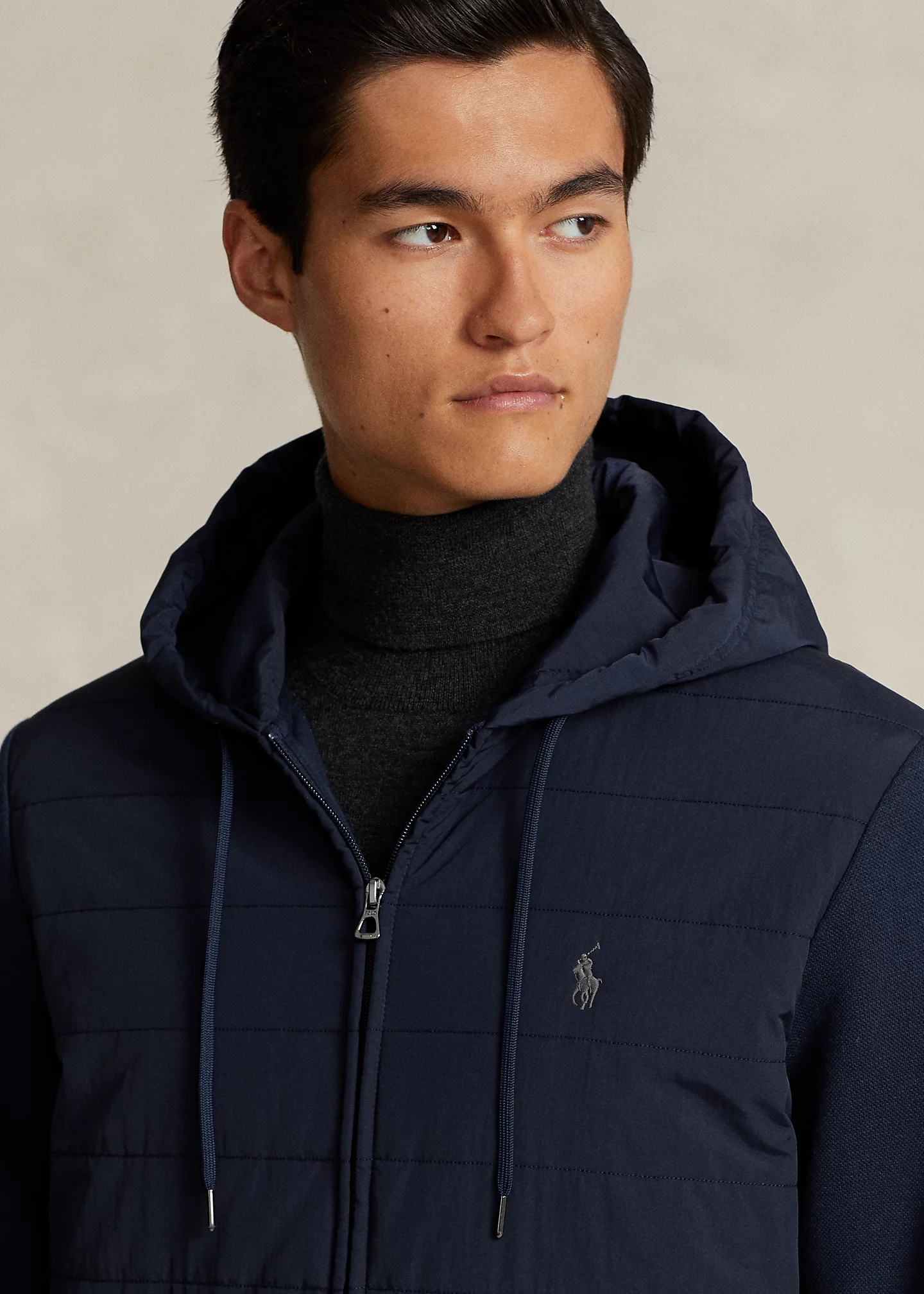 Hybrid Full-Zip Hoodie