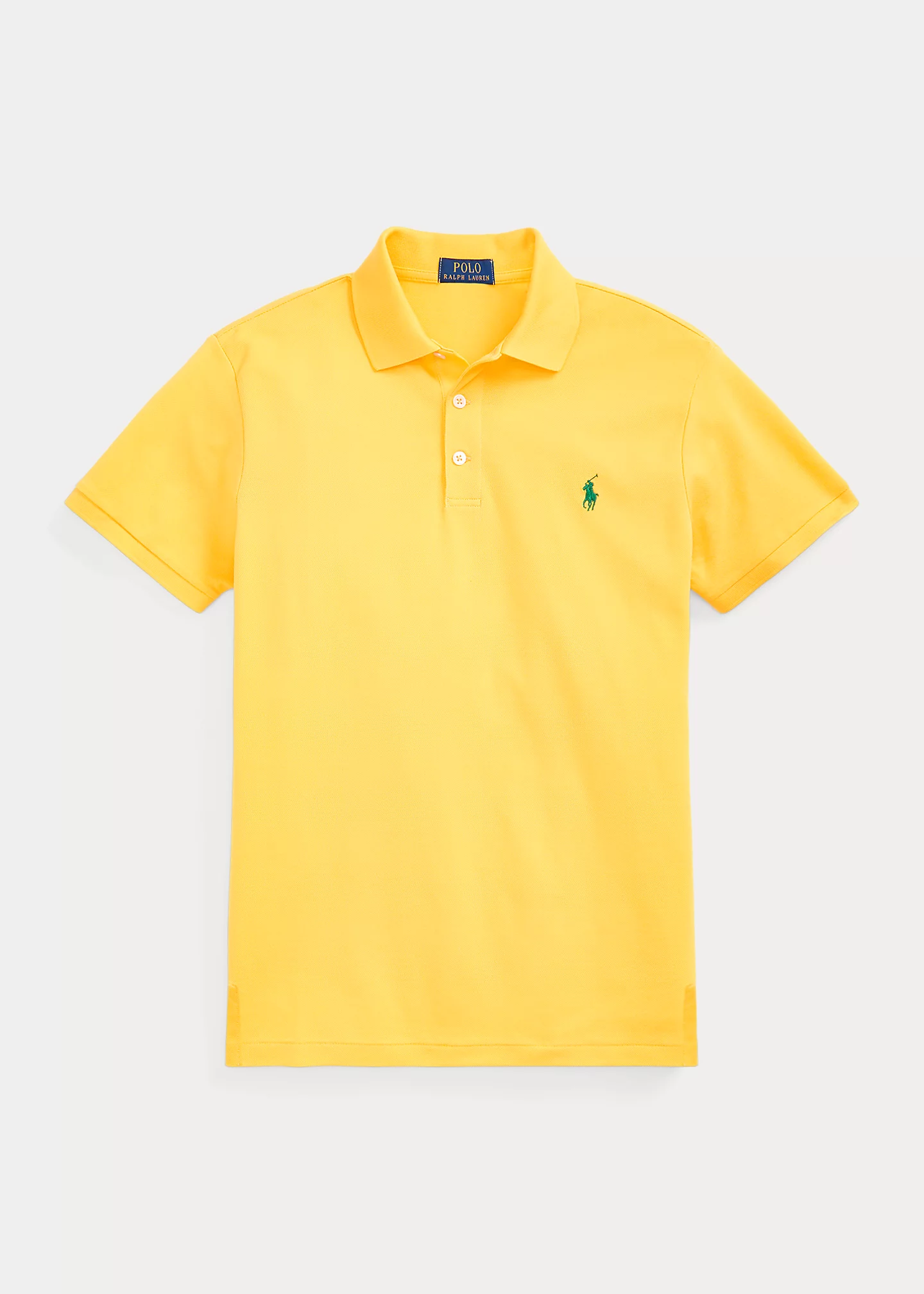 Slim Fit Stretch Mesh Polo Shirt