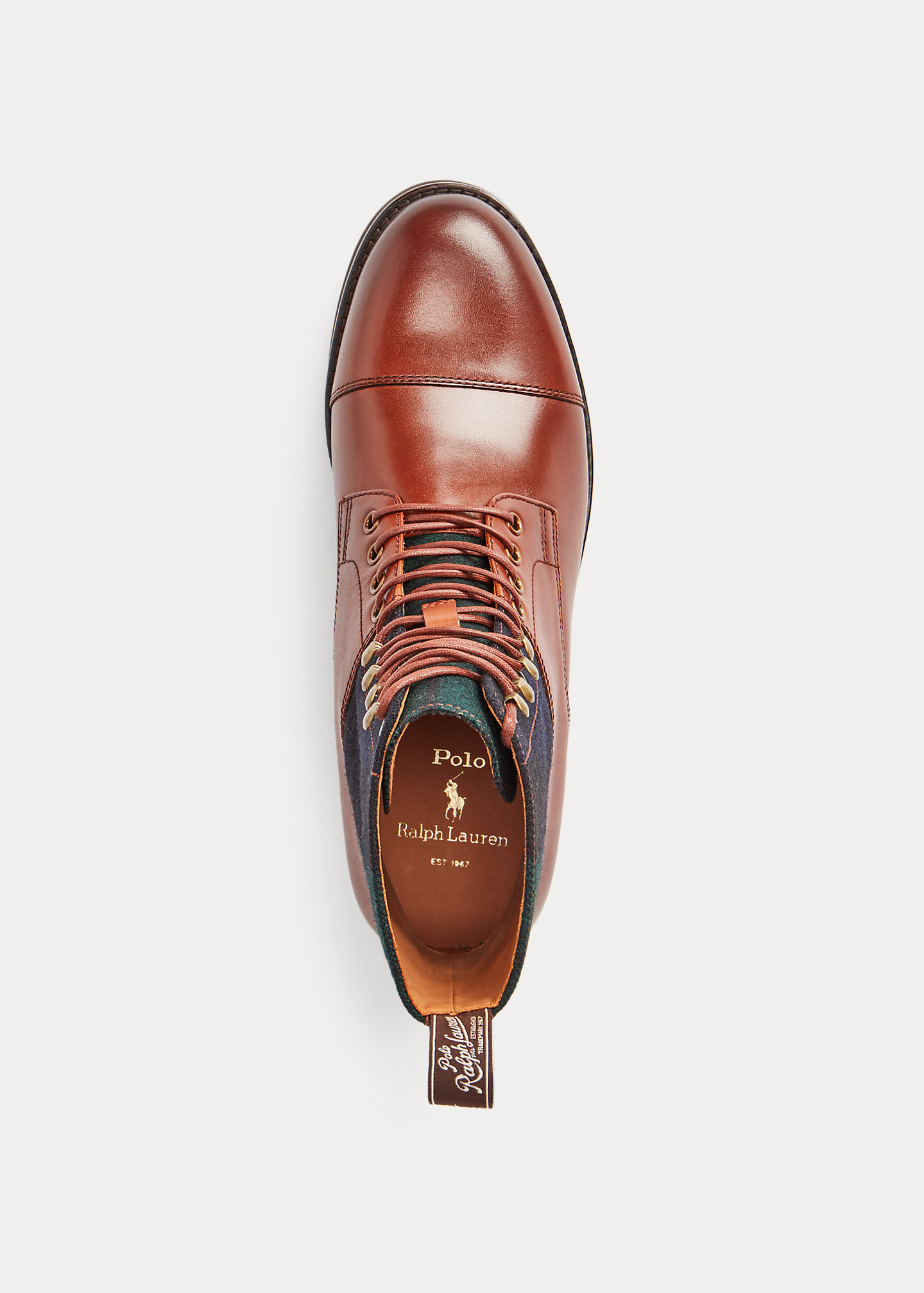 Bryson Leather & Wool Cap-Toe Boot