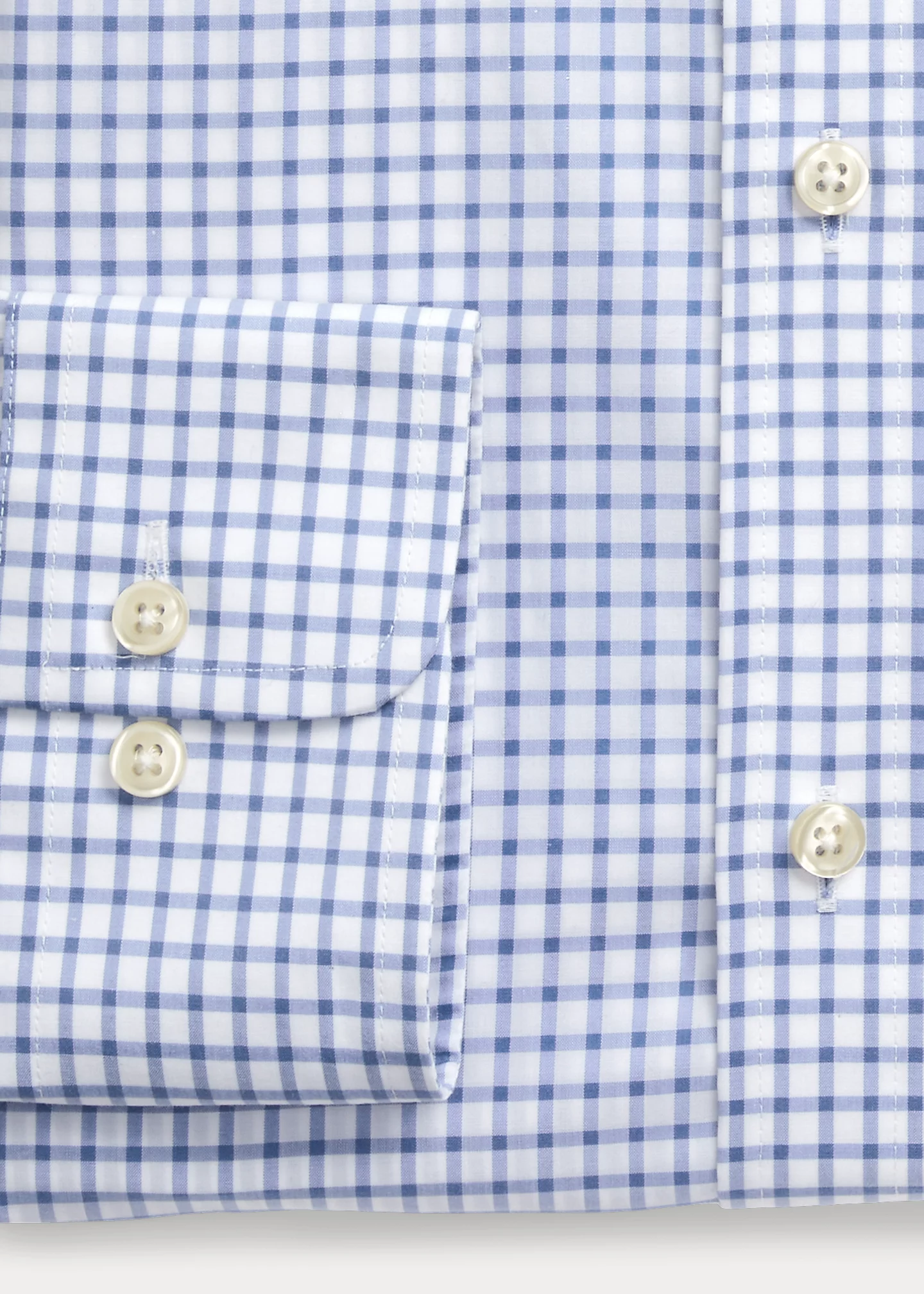 Slim Fit Checked Poplin Shirt