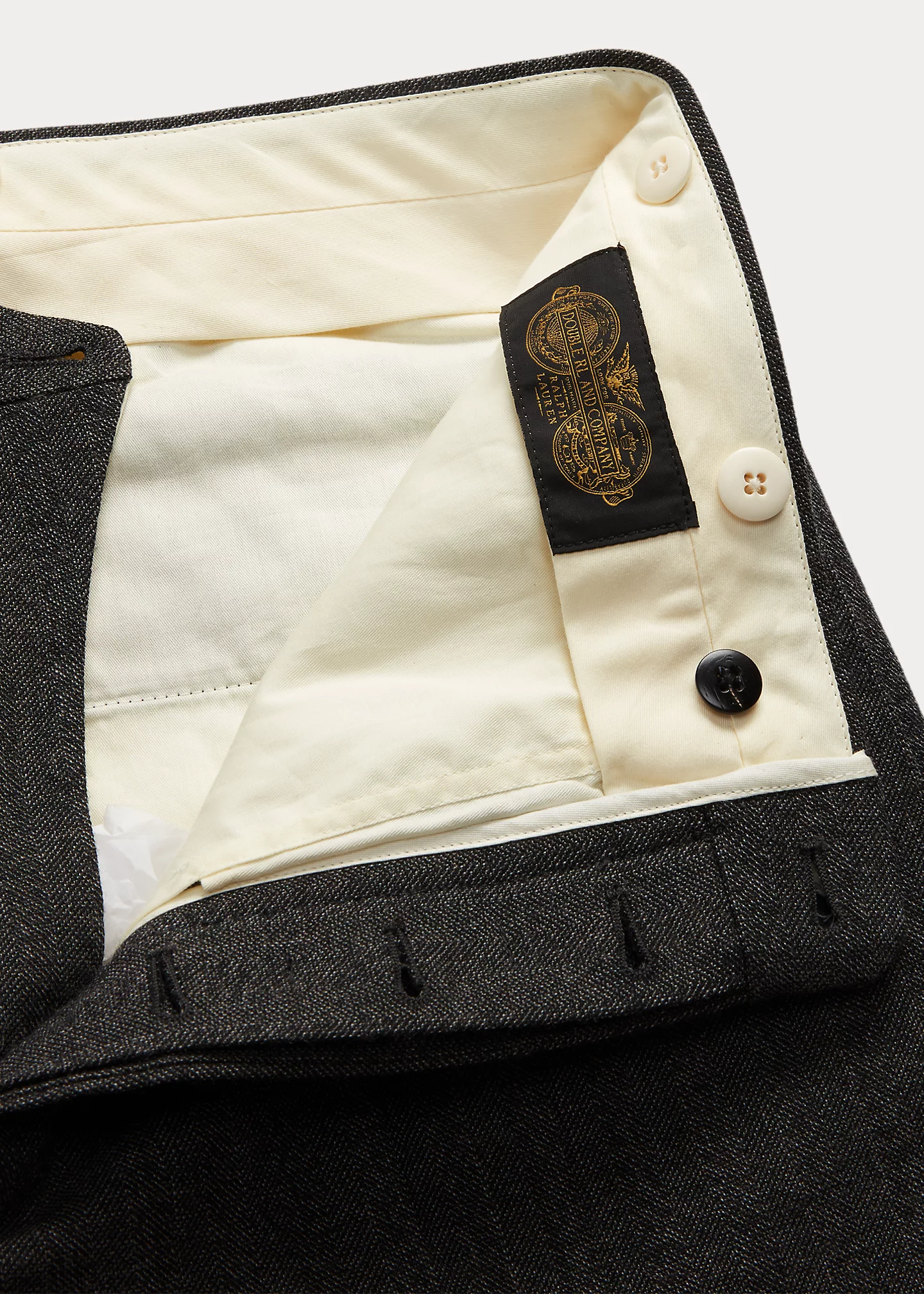 Slim Fit Wool Tweed Suit Trouser