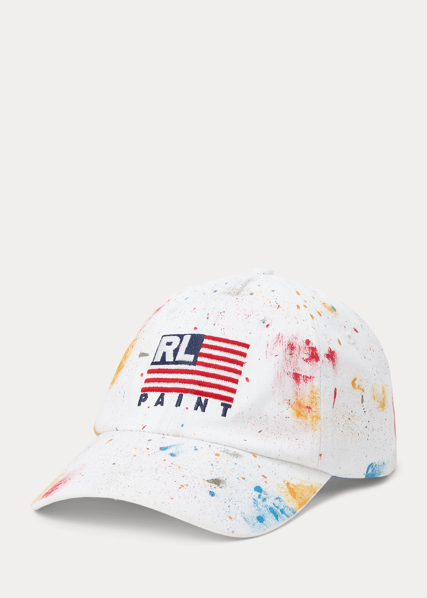 Paint-Splatter Twill Ball Cap