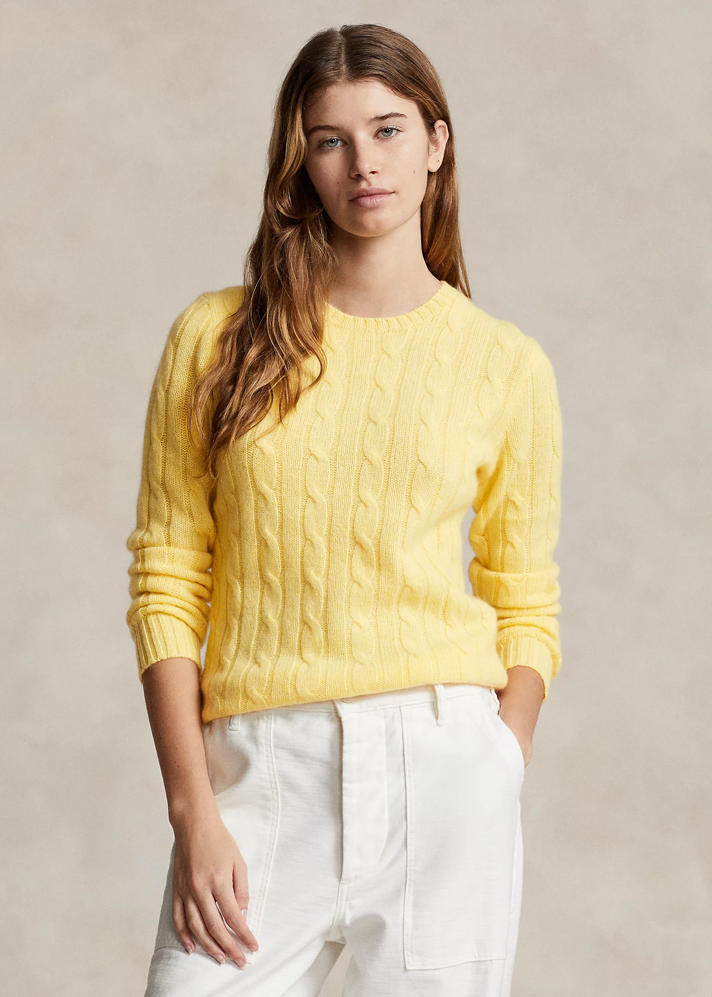 Cable-Knit Cashmere Sweater