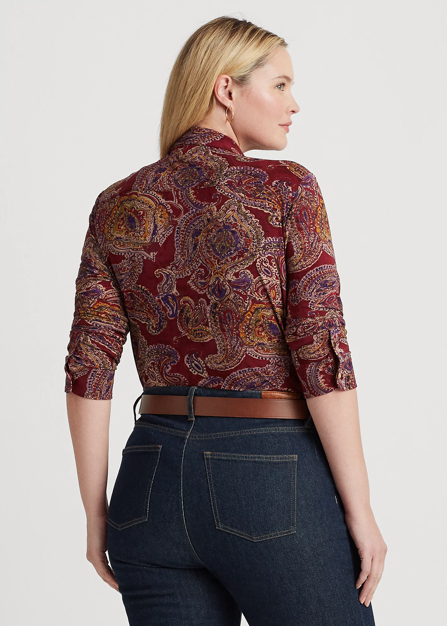 Paisley Stretch Jersey Shirt