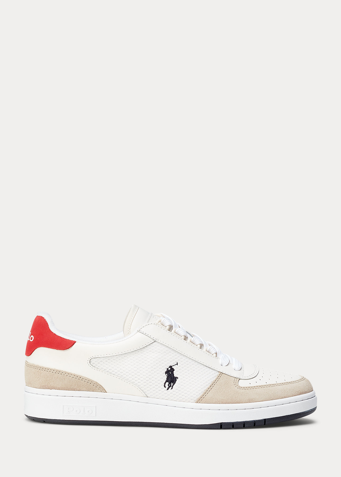 Court Leather-Paneled Sneaker