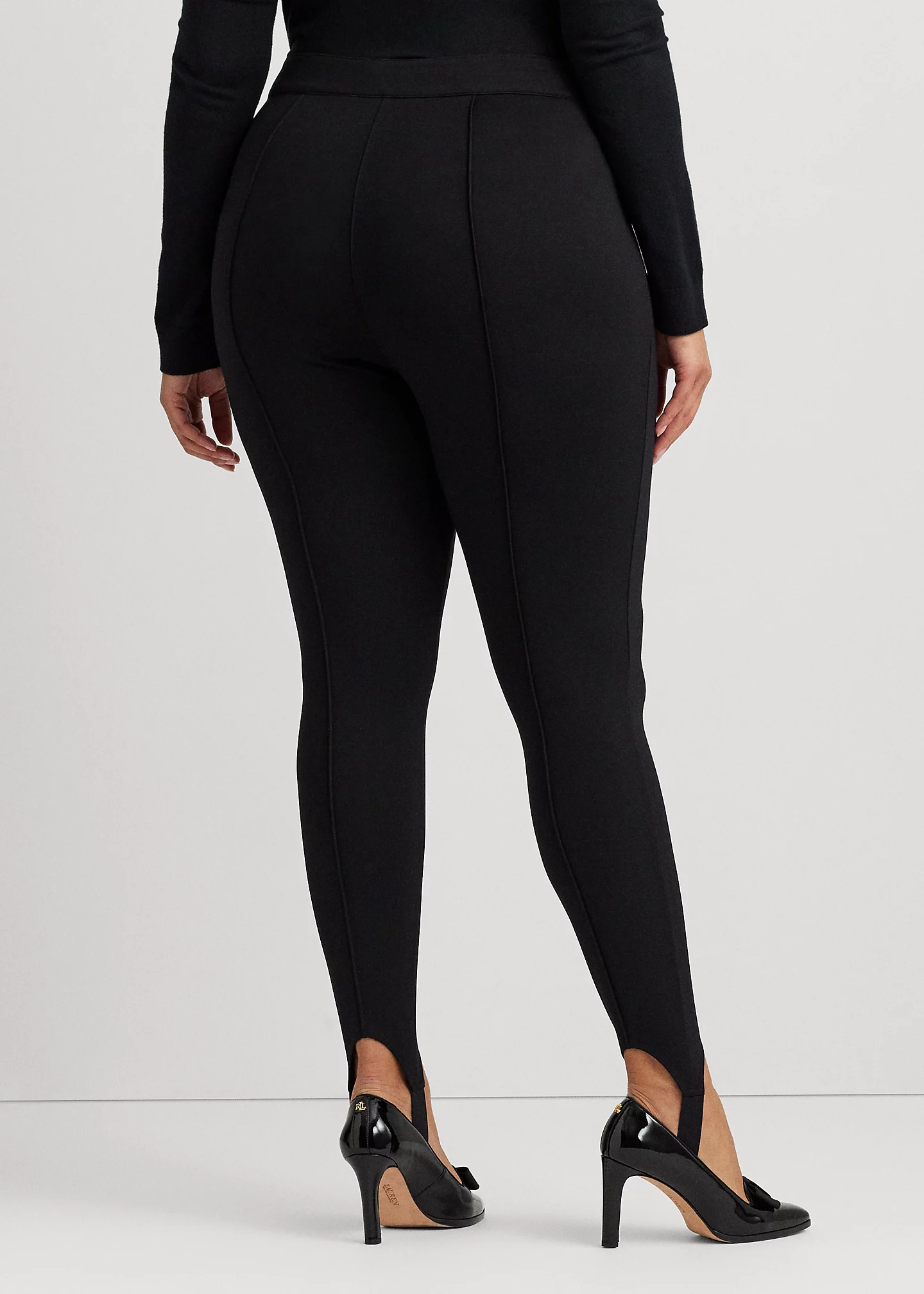Pintucked Ponte Stirrup Legging