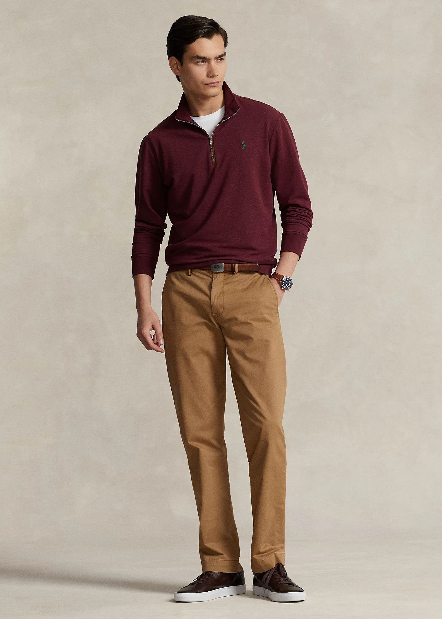 Classic Water-Repellent Terry Sweatshirt