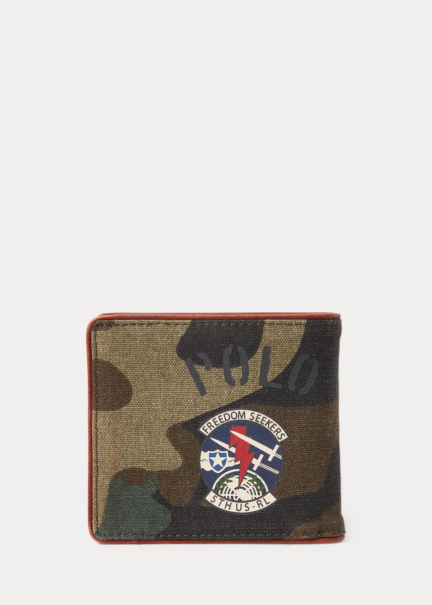 Tiger-Patch Camo Billfold Wallet