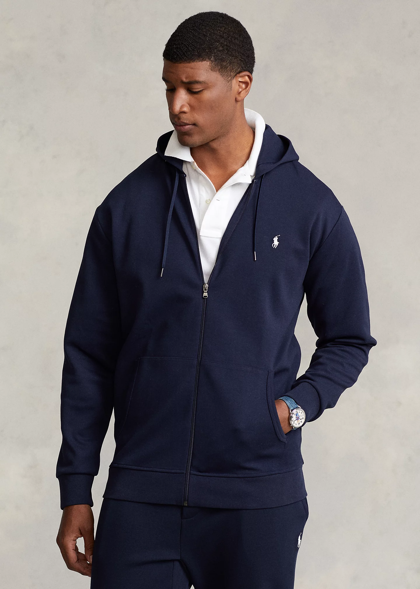 Double-Knit Full-Zip Hoodie