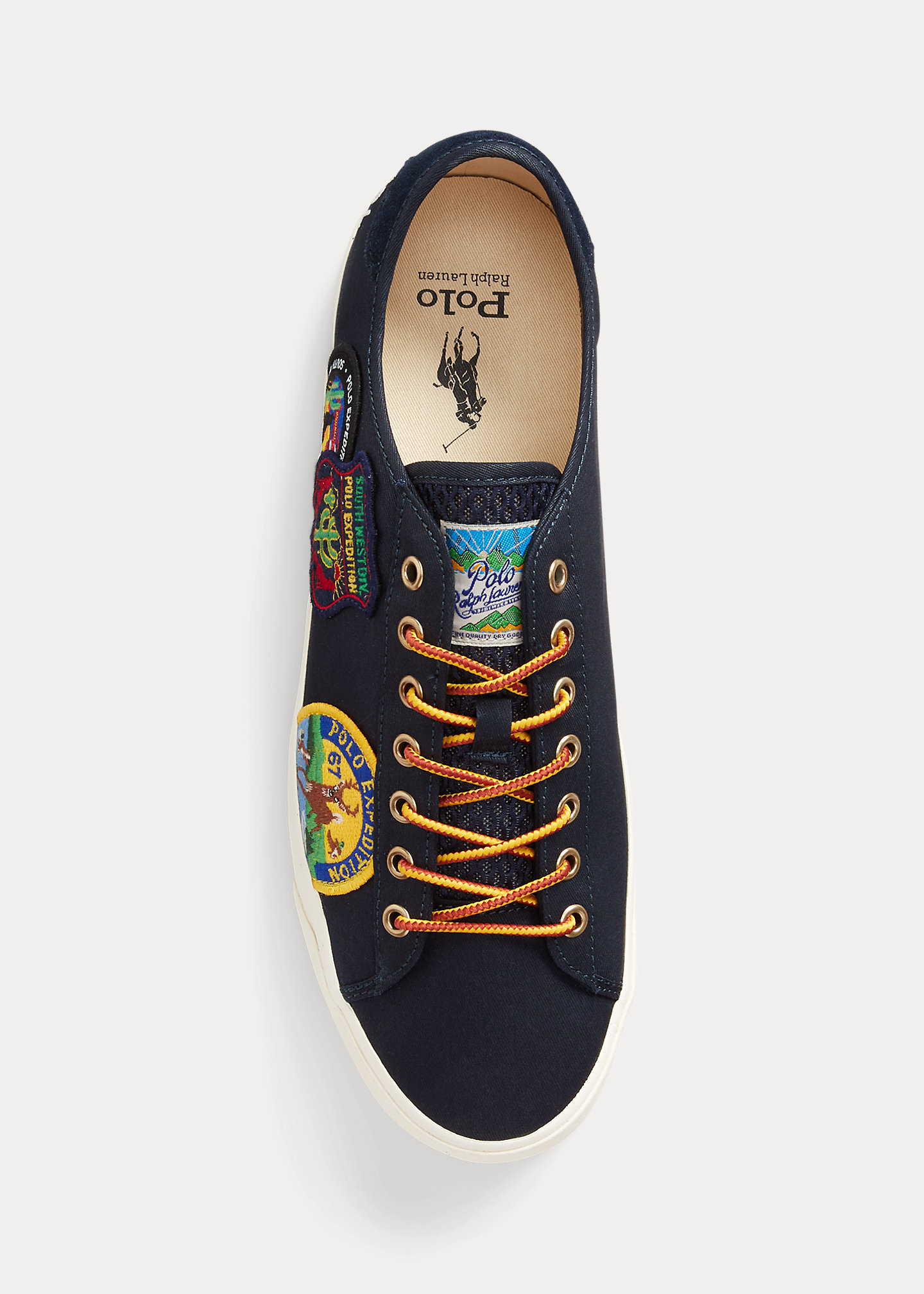 Nelson Logo-Patch Twill Sneaker