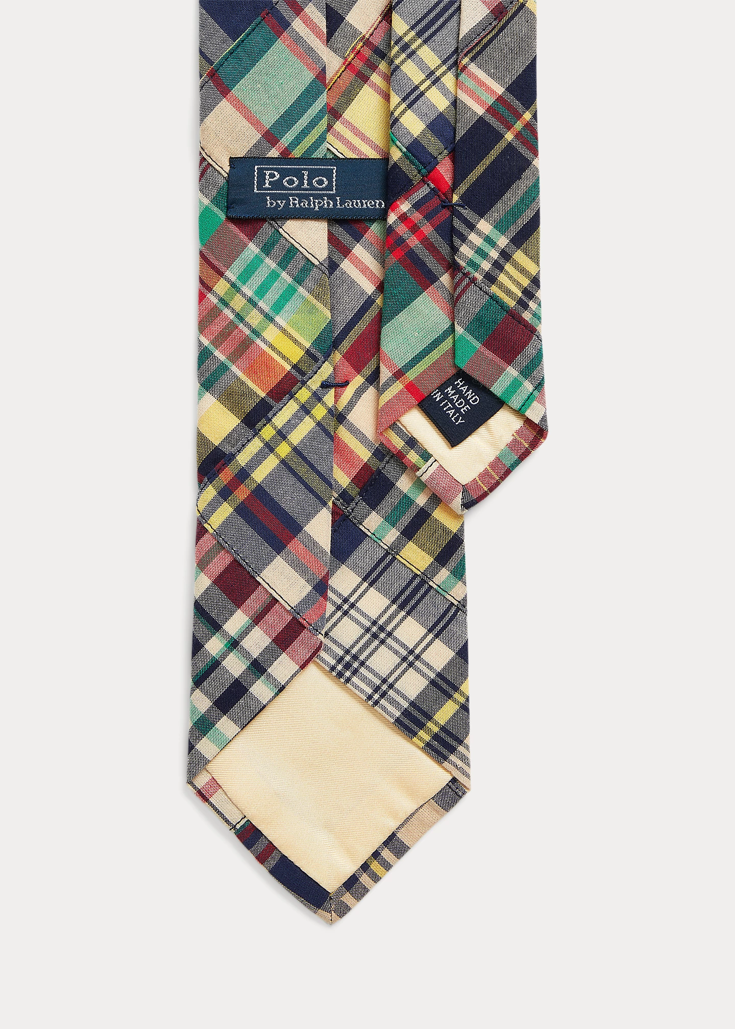 Patchwork Plaid Cotton Tie