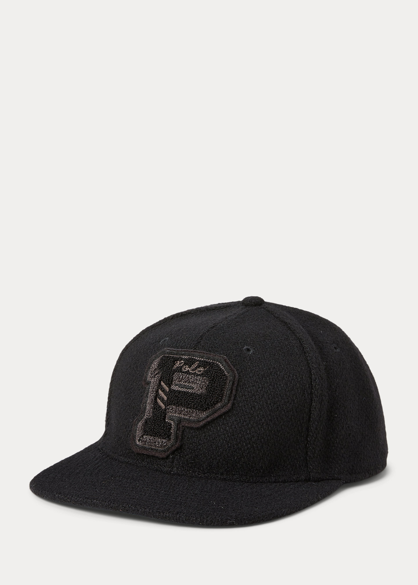 Wool-Blend Twill Fitted Cap
