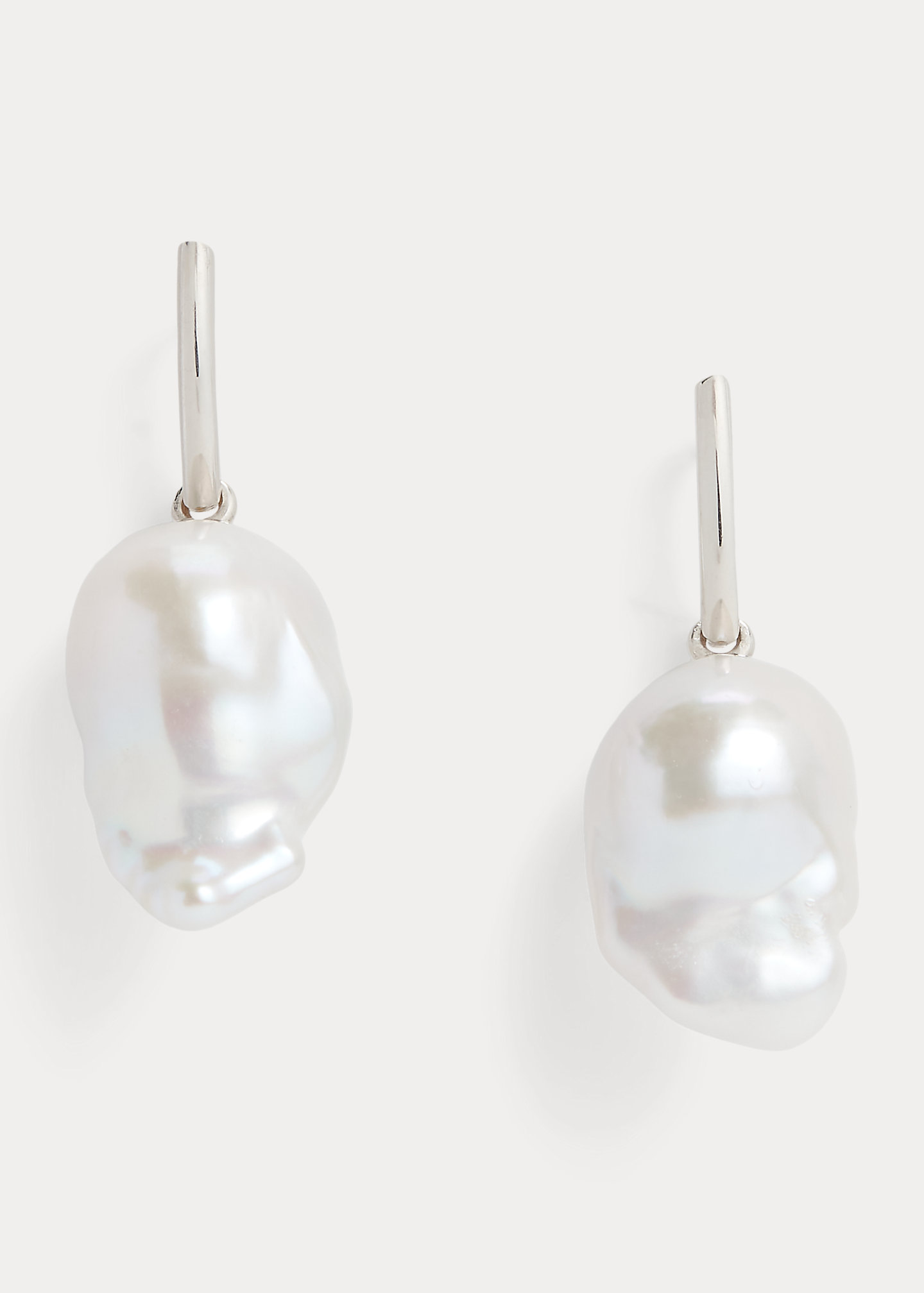 Sterling Silver & Pearl Drop Earrings