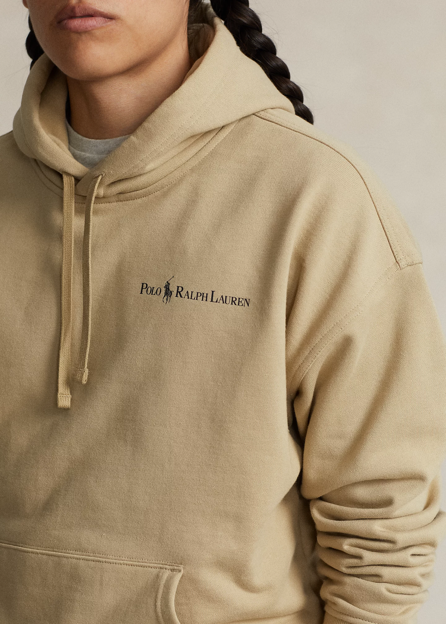 Relaxed Fit Logo Fleece Hoodie