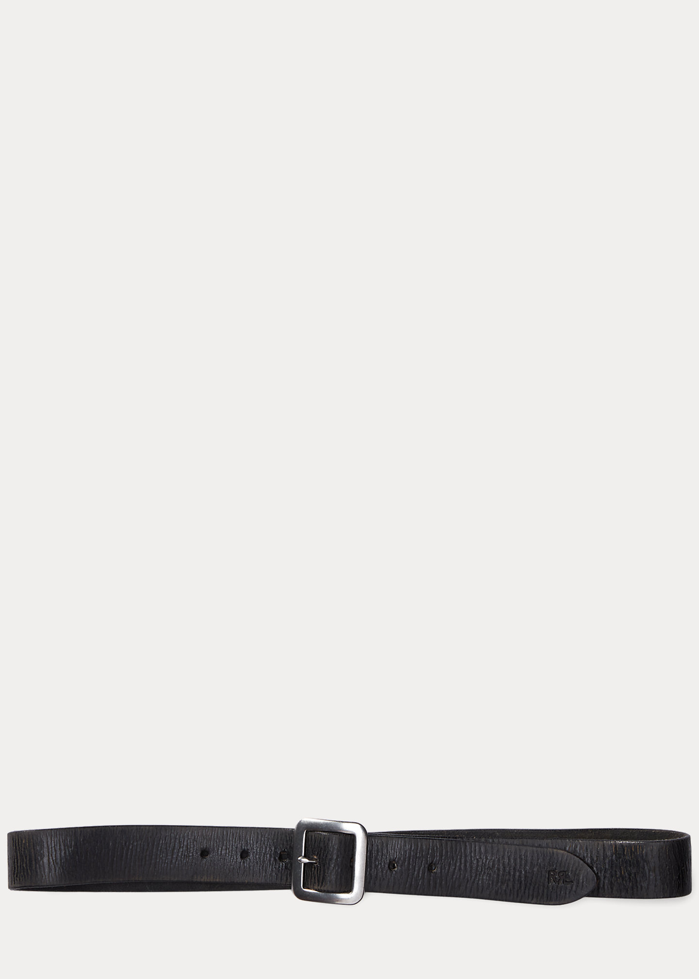 Hand-Burnished Leather Belt