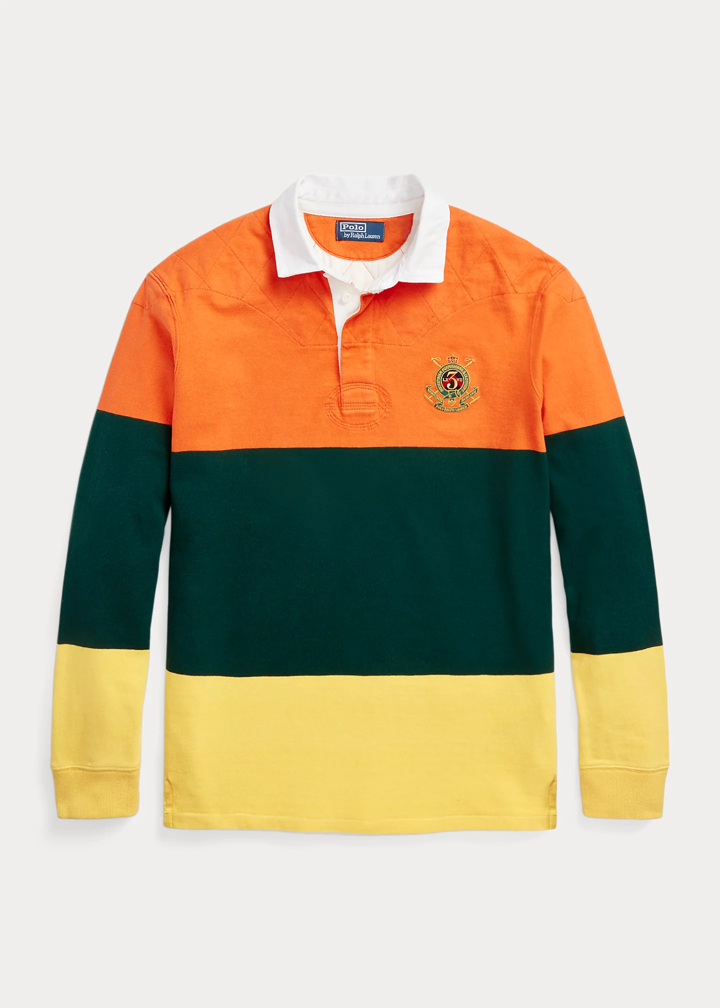 Classic Fit Striped Jersey Rugby Shirt
