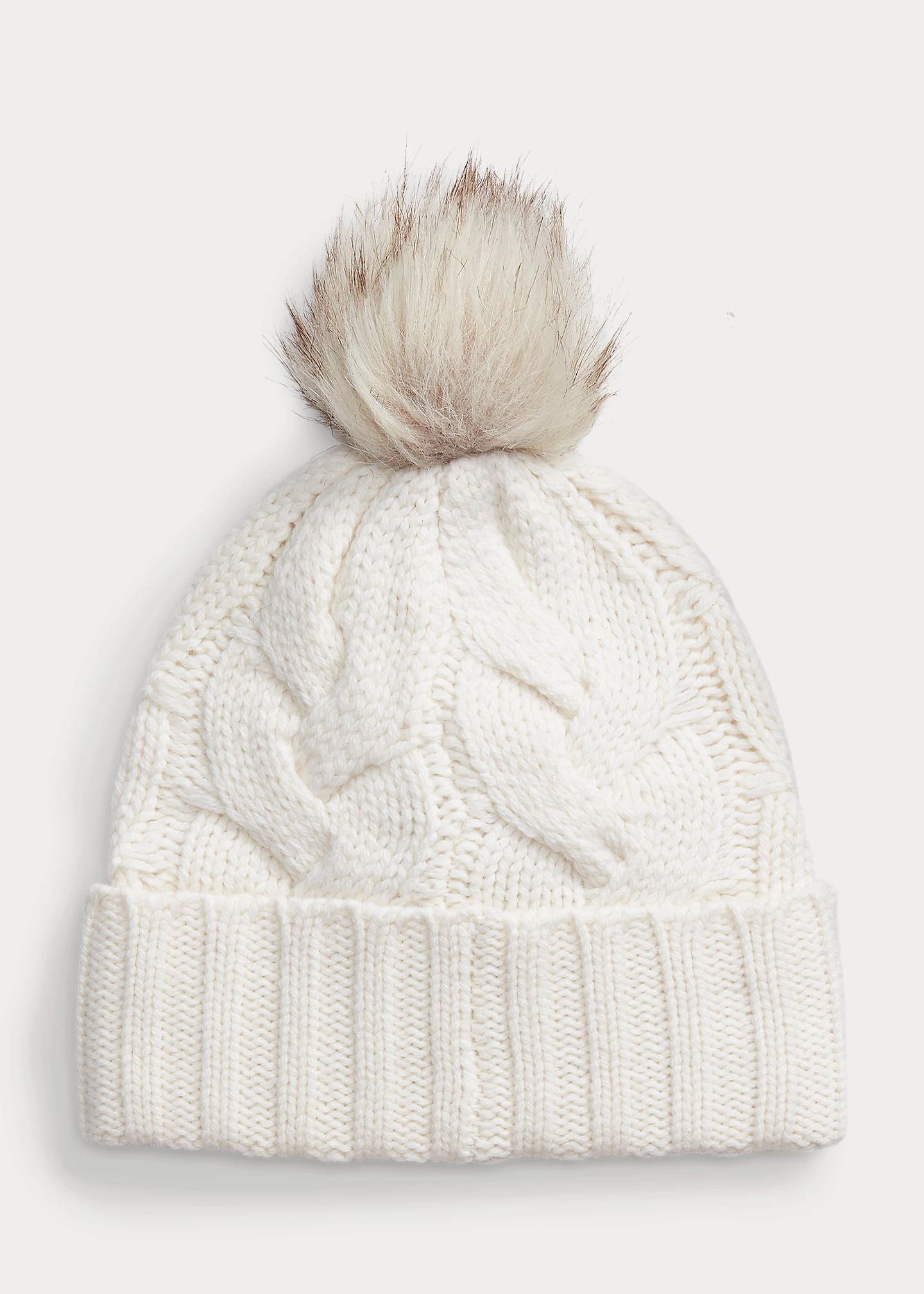 Polo Bear Wool-Blend Pom-Pom Beanie