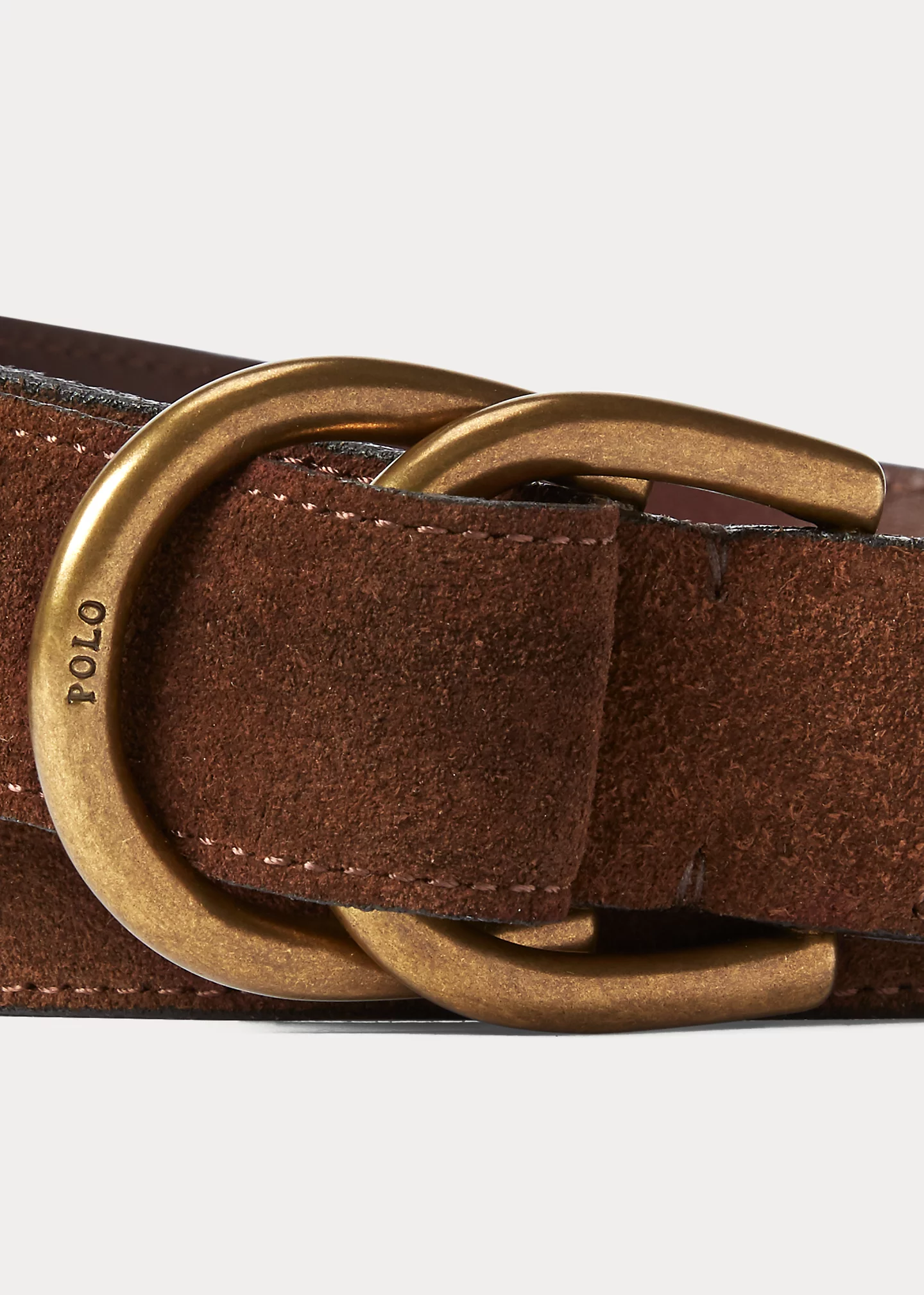Suede D-Ring Belt