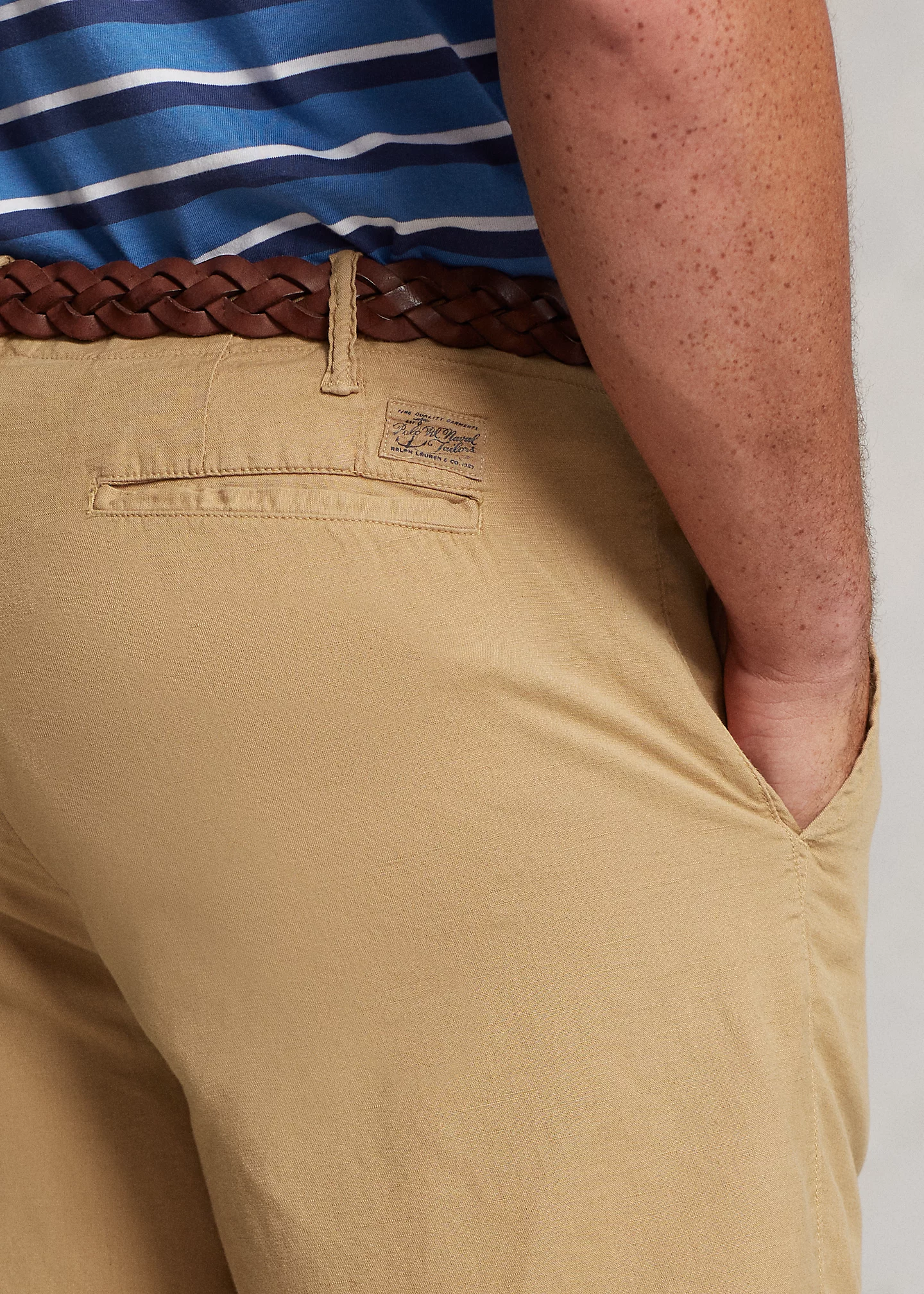 Classic Fit Linen-Cotton Short