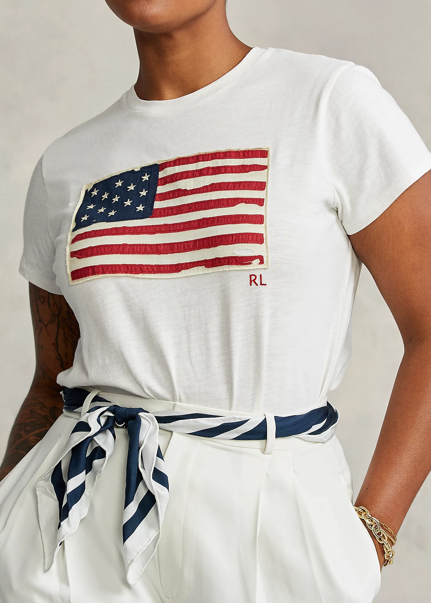 Flag Jersey Graphic T-Shirt