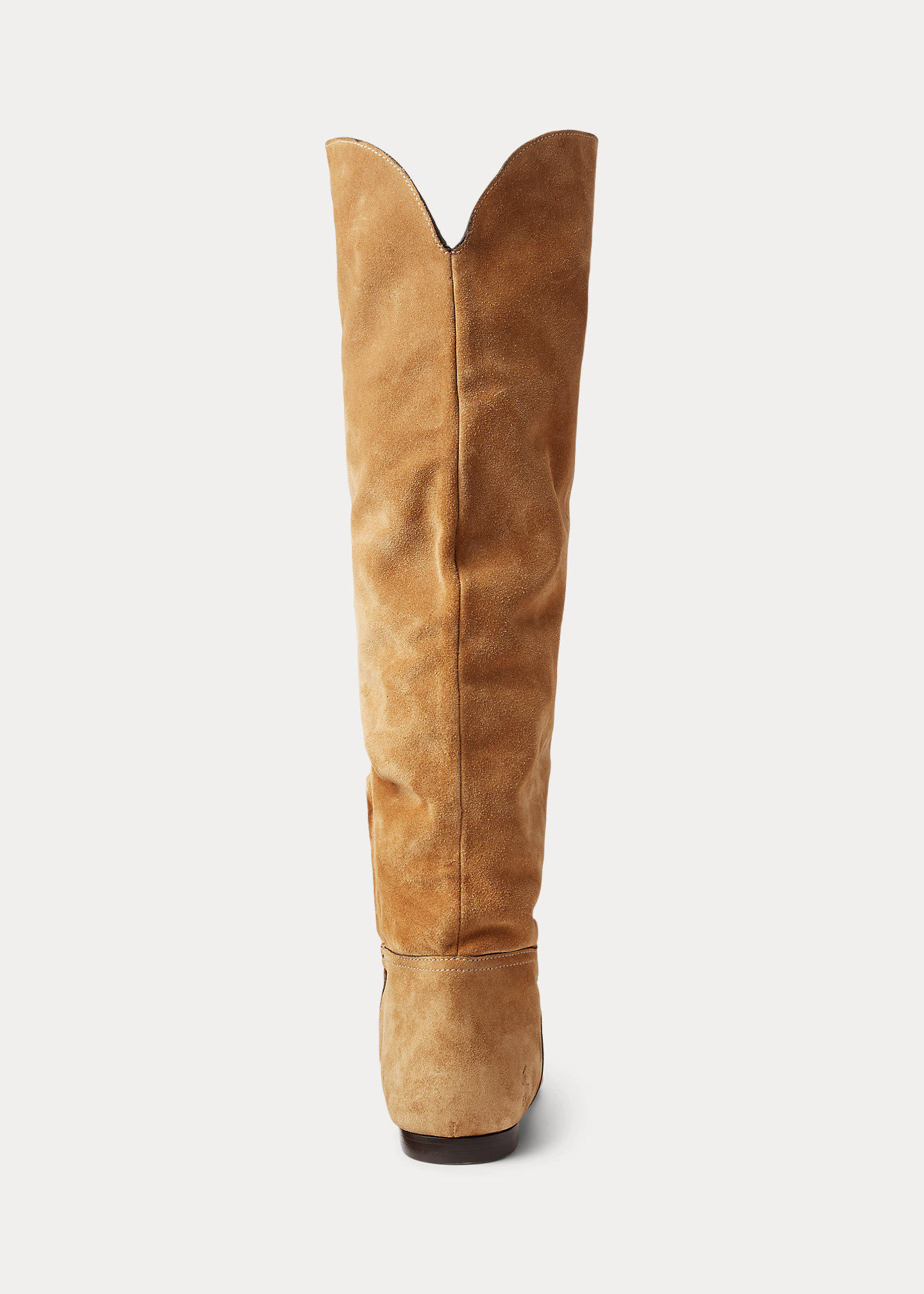Suede Knee-High Flat Boot
