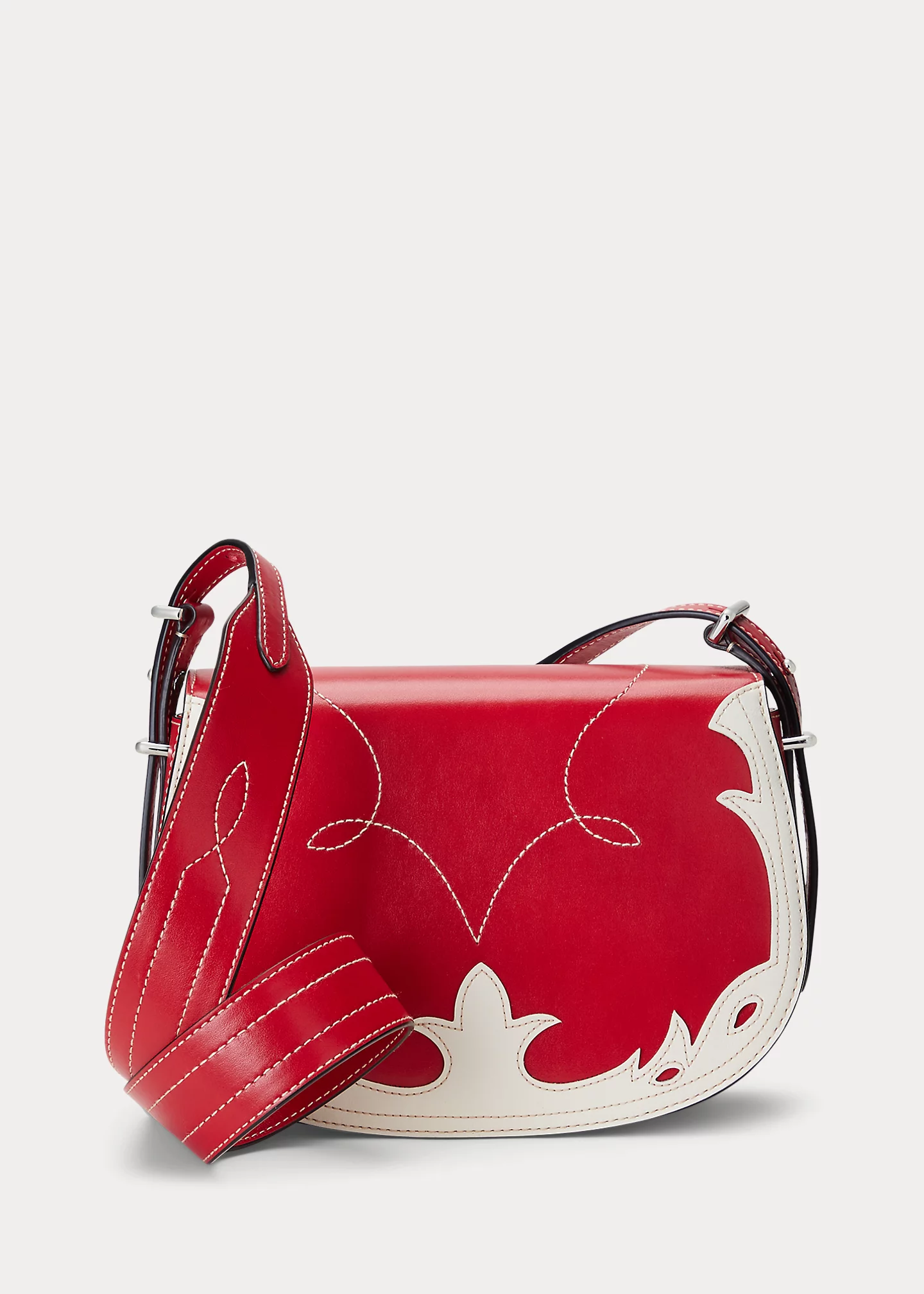 Polo ID Western Leather Saddle Bag