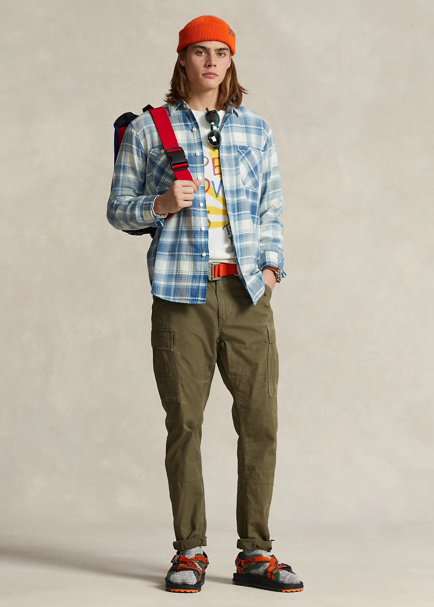 Slim Fit Canvas Cargo Pant