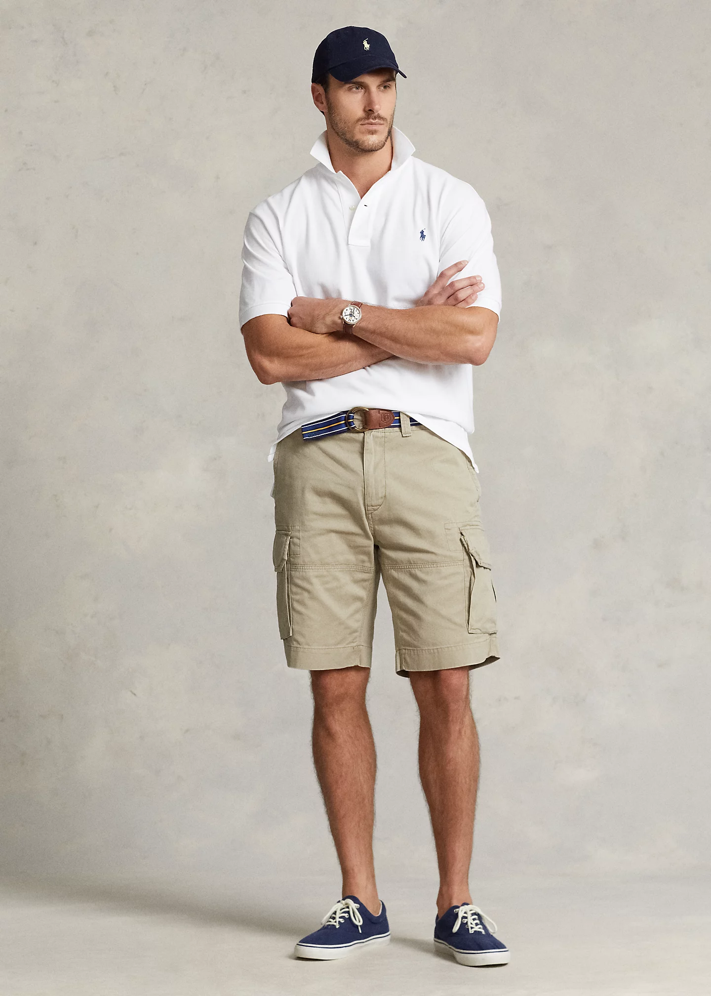 Classic Fit Twill Cargo Short
