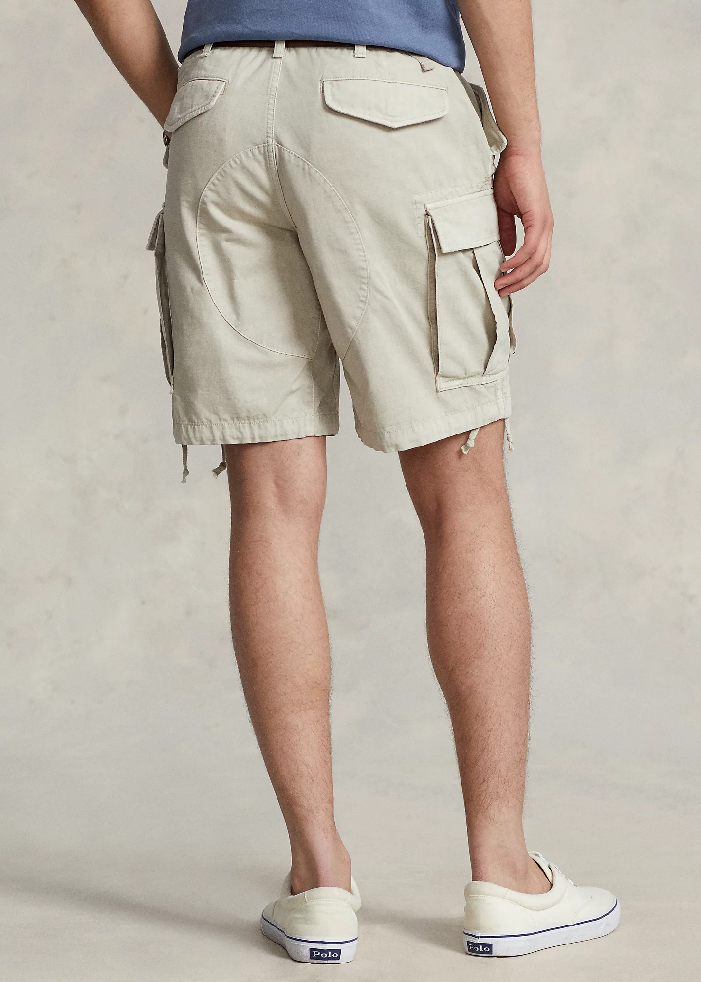 9-Inch Classic Fit Canvas Cargo Short